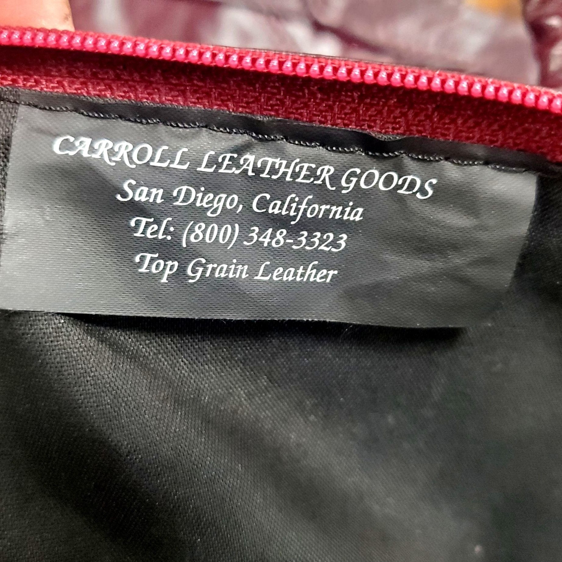 Other USC Trojans Vintage Patchwork Maroon Leather Duffel 22" Carr Size ONE SIZE - 6 Thumbnail