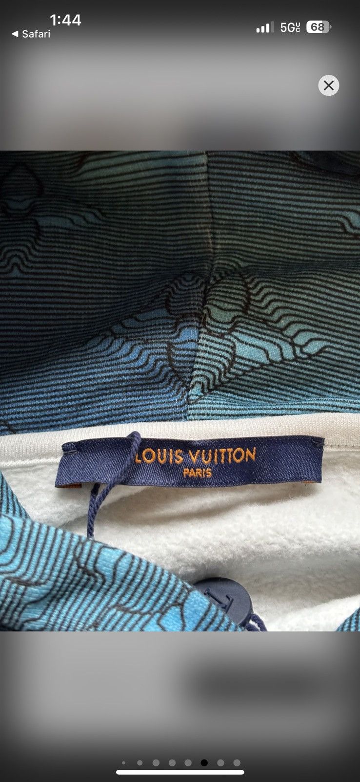 Louis Vuitton Louis Vuitton Blue 2054 Monogram Hoodie Size US L / EU 52-54 / 3 - 6 Thumbnail