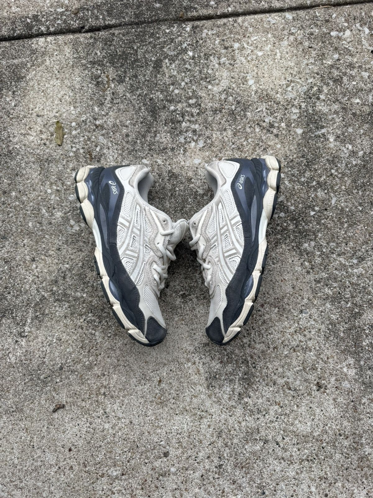Asics Gel-NYC White Smoke Grey Size US 8 / EU 41 - 3 Thumbnail
