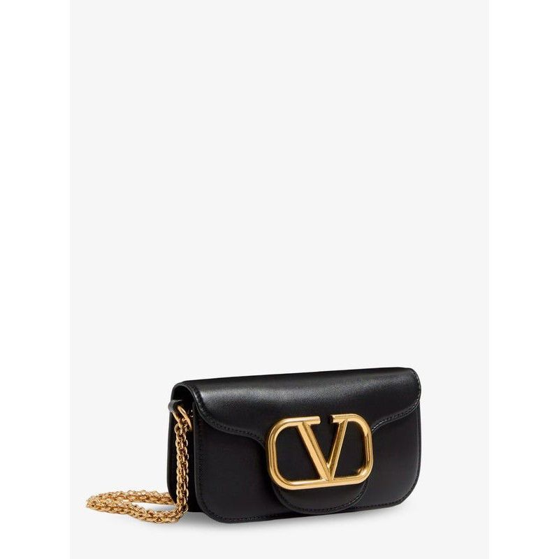 Valentino VALENTINO GARAVANI Loco Small Black Shoulder Bag New & Authe Size ONE SIZE - 3 Thumbnail