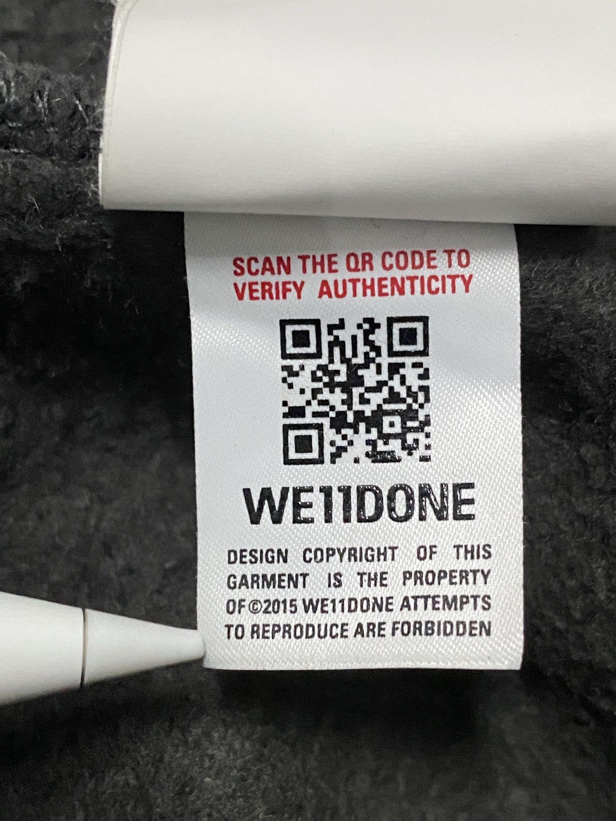 WE11DONE LIKE NEW - WELLDONE FONT SCRIPT MULTI LOGO BOXY FIT Size US XXL / EU 58 / 5 - 10 Thumbnail
