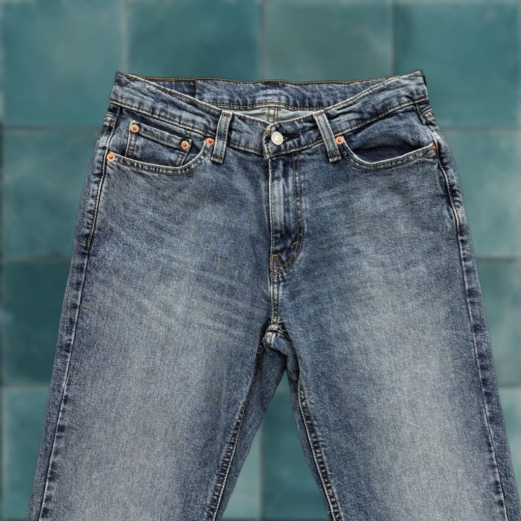 Levi's Levi's 541 Athletic Taper Jeans Mens 30x30 Blue Medium Wash Stretch Denim Casual Size US 30 / EU 46 - 1 Thumbnail