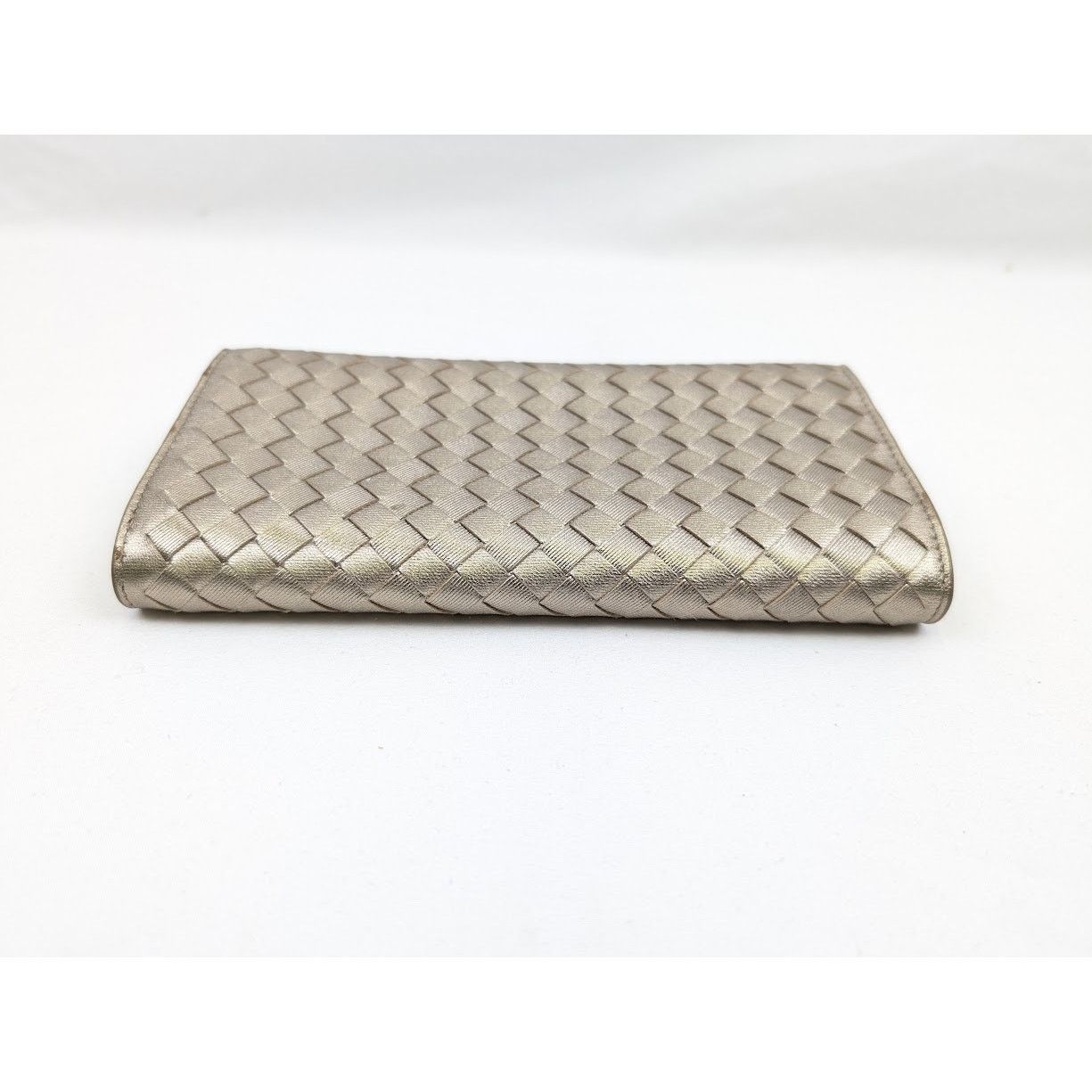 Bottega Veneta o1rshd1 Size : OS/ Intrecciato Gros Grain Wallet in Champign Size ONE SIZE - 3 Thumbnail