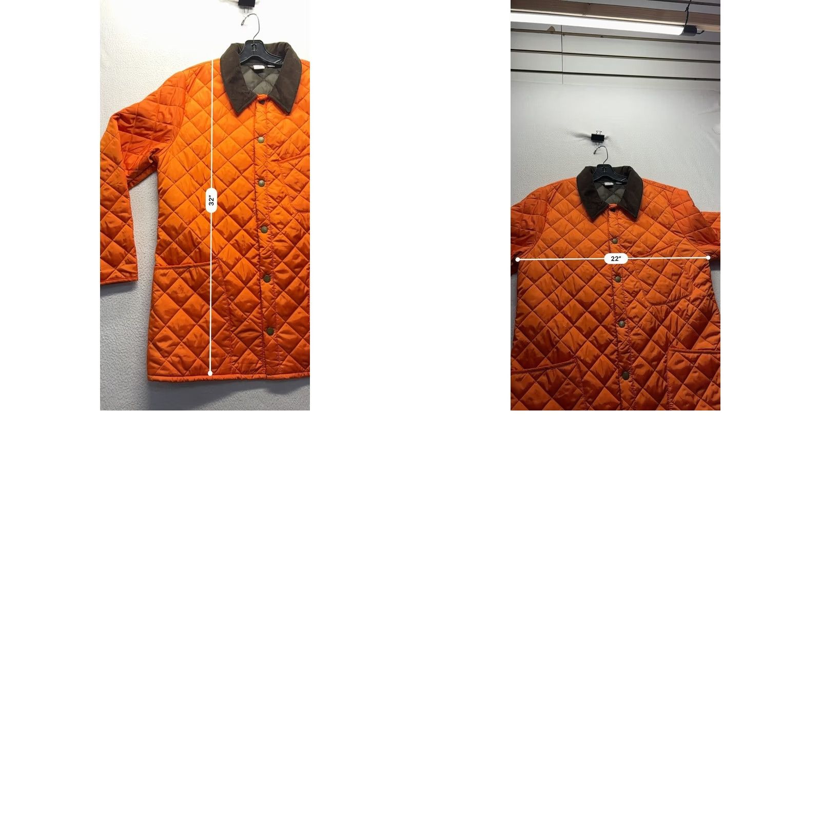Vintage VINTAGE J. C. Penney Orange Quilted Jacket Collared Mens Large Brown Corduroy Collar Size US L / EU 52-54 / 3 - 8 Thumbnail
