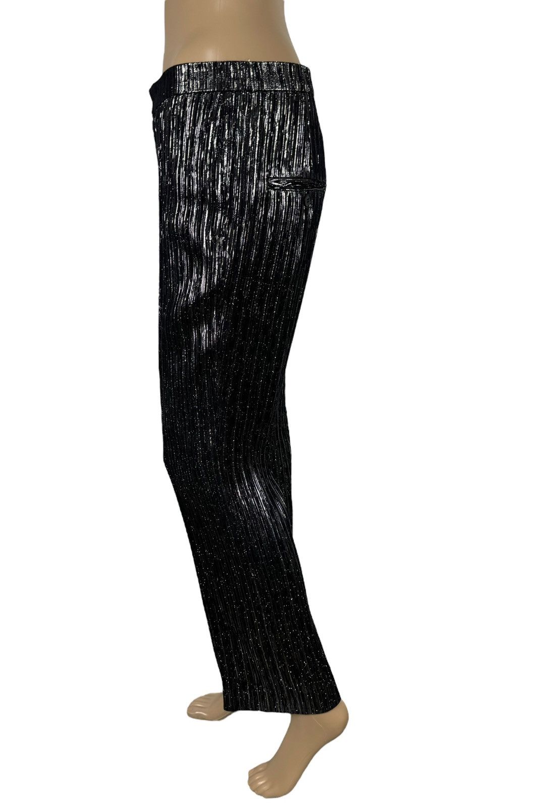 Isabel Marant Isabel Marant Metalized Shiny Pants Viscose-Silk size 38 Size 27" / US 4 / IT 40 - 4 Thumbnail