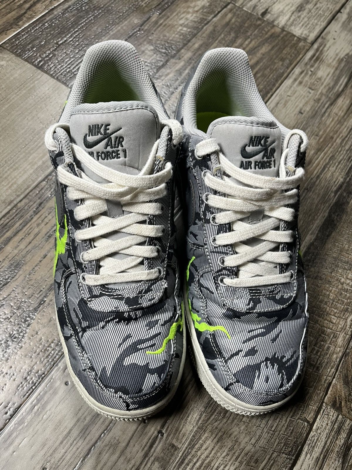 Nike Nike Air Force 1 Low 07 LX Grey Camo Size US 8 / EU 41 - 2 Thumbnail