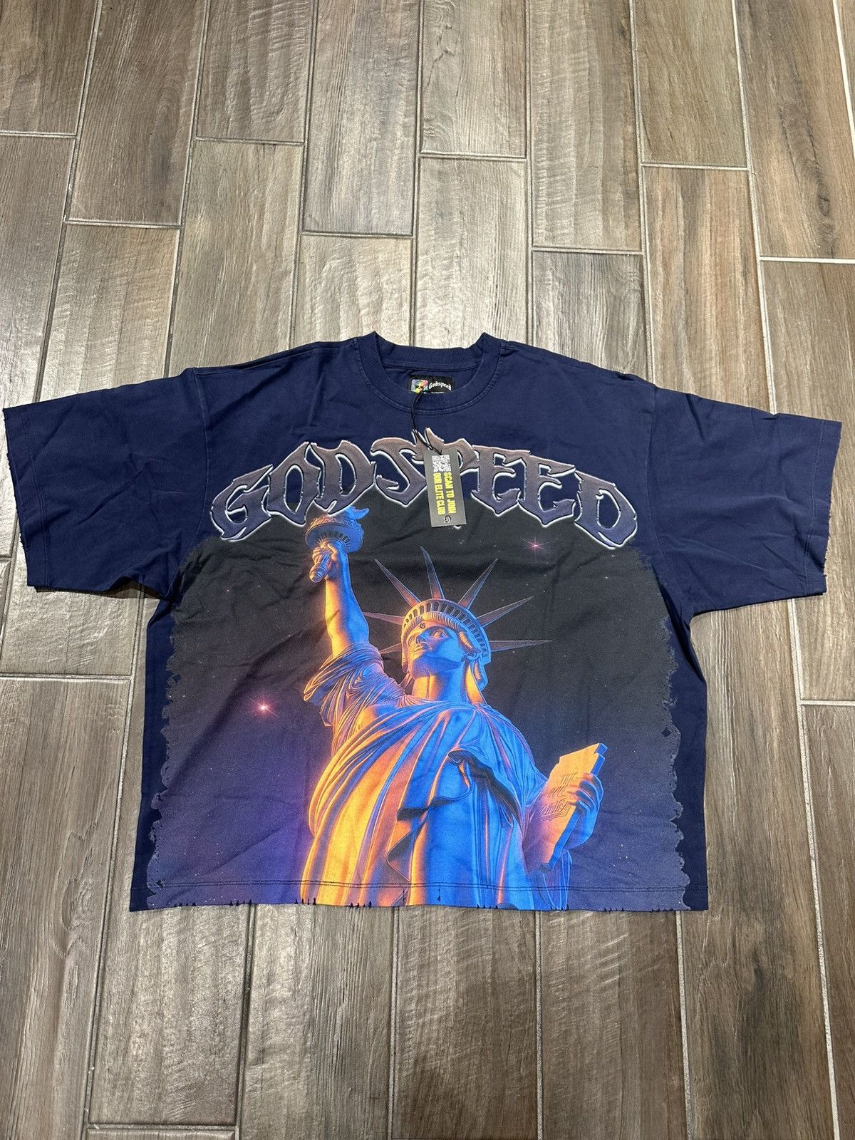 Godspeed Godspeed City Tee Navy Size US L / EU 52-54 / 3 - 1 Thumbnail