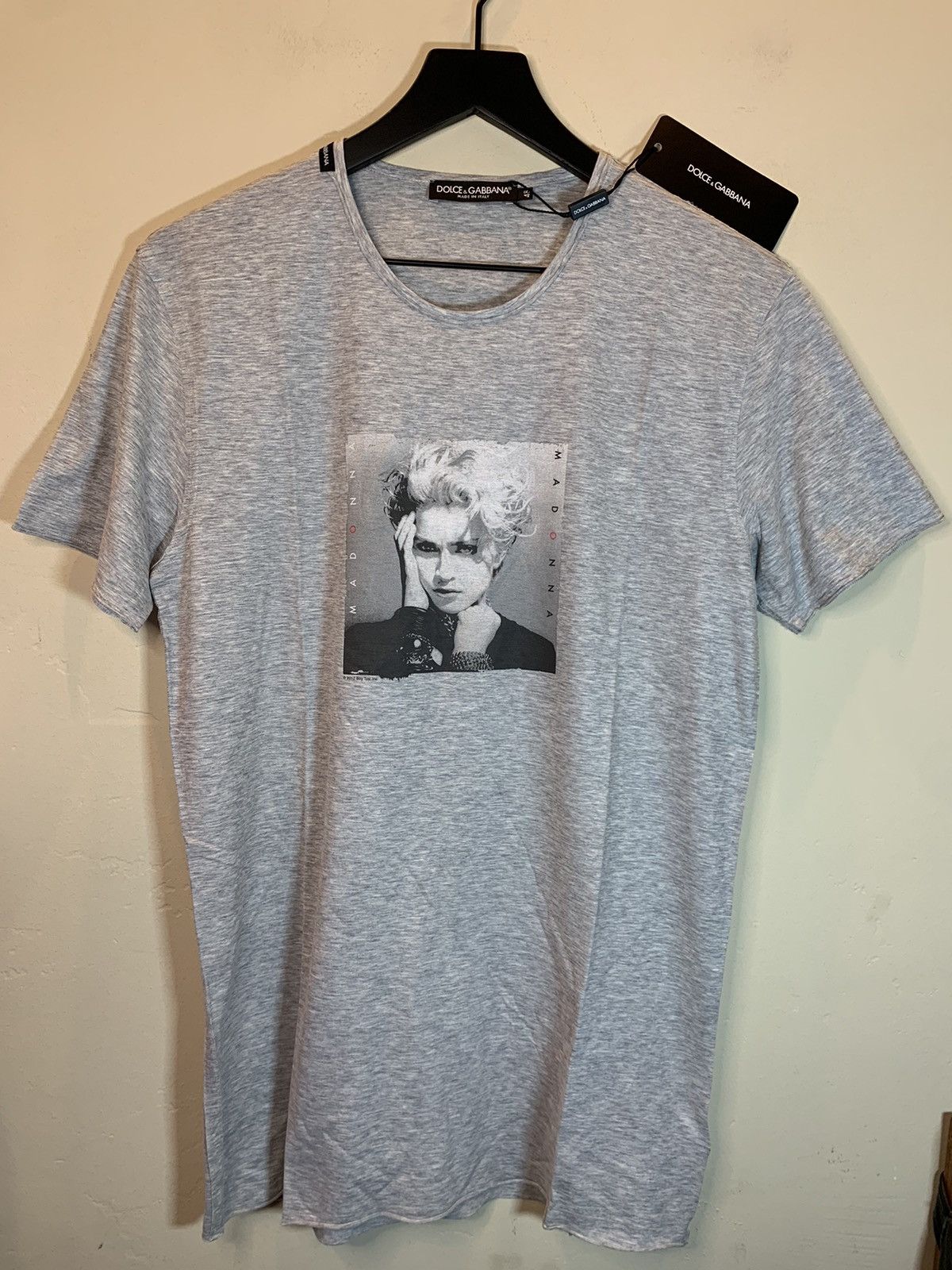 Band Tees *RARE* Dolce & Gabbana Madonna First Album Cover Art T-Shirt Size US M / EU 48-50 / 2 - 1 Thumbnail