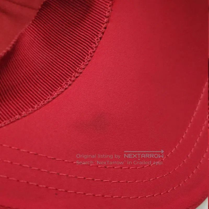 Prada Prada Red Logo Baseball Cap. Size ONE SIZE - 6 Thumbnail