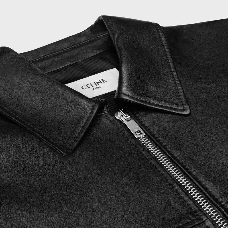 Celine o1bcso1str0126 2D531305Q Car Coat Jacket in Black Size M / US 6-8 / IT 42-44 - 3 Thumbnail