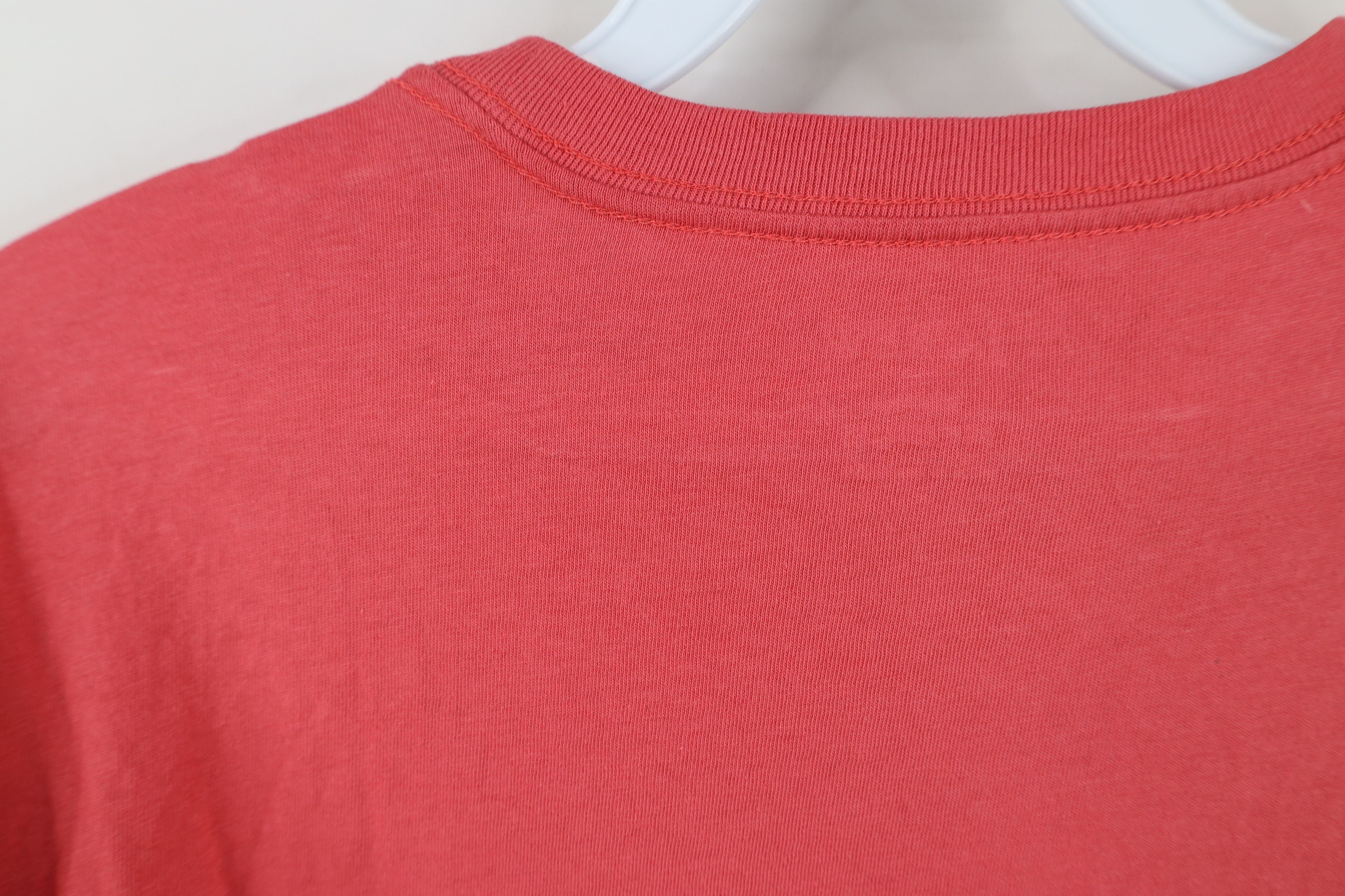 J.Crew New J Crew Stonewash Knit Short Sleeve T-Shirt Red Cotton Size US M / EU 48-50 / 2 - 10 Thumbnail
