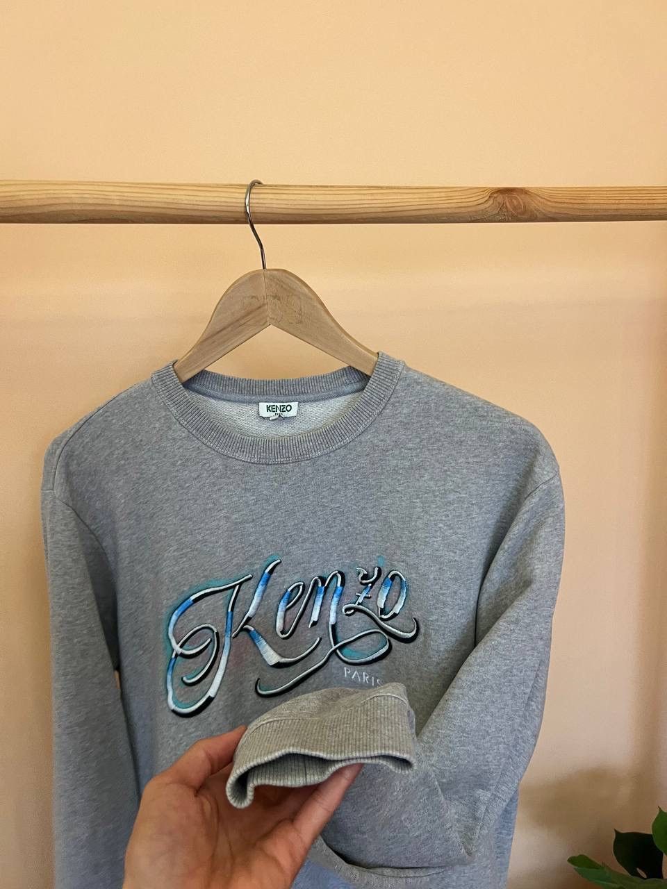 Kenzo KENZO Paris Sweatshirt Big Logo Embroidered Crewneck Y2K Size US M / EU 48-50 / 2 - 8 Thumbnail