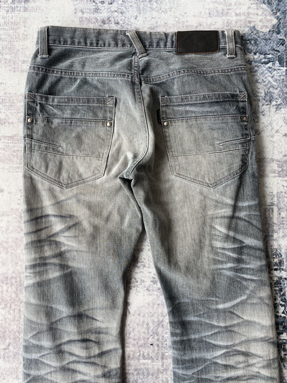 If Six Was Nine × Japanese Brand × Tornado Mart TORNADO MART BLEACH JEANS Size US 30 / EU 46 - 4 Thumbnail