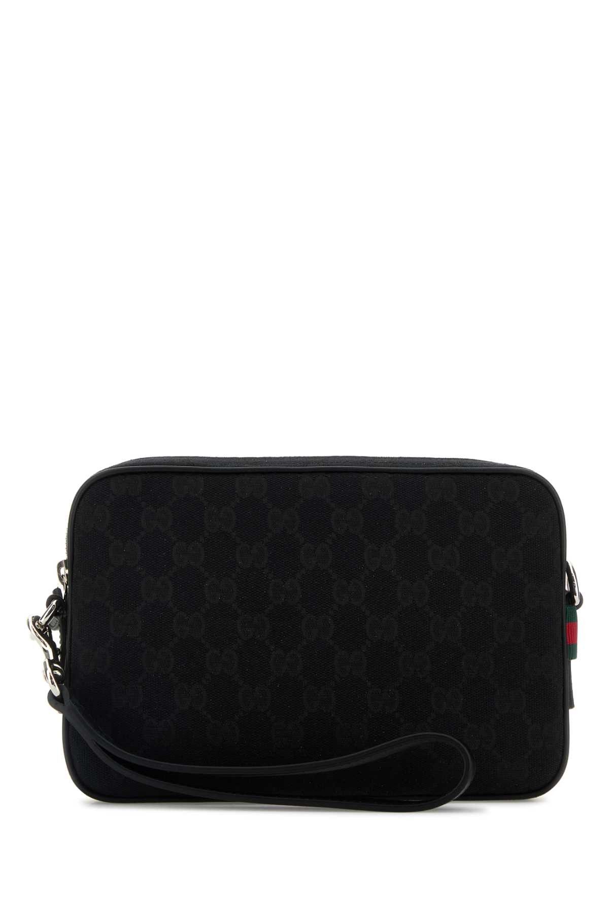 Gucci Black Gg Fabric Clutch Size ONE SIZE - 1 Thumbnail