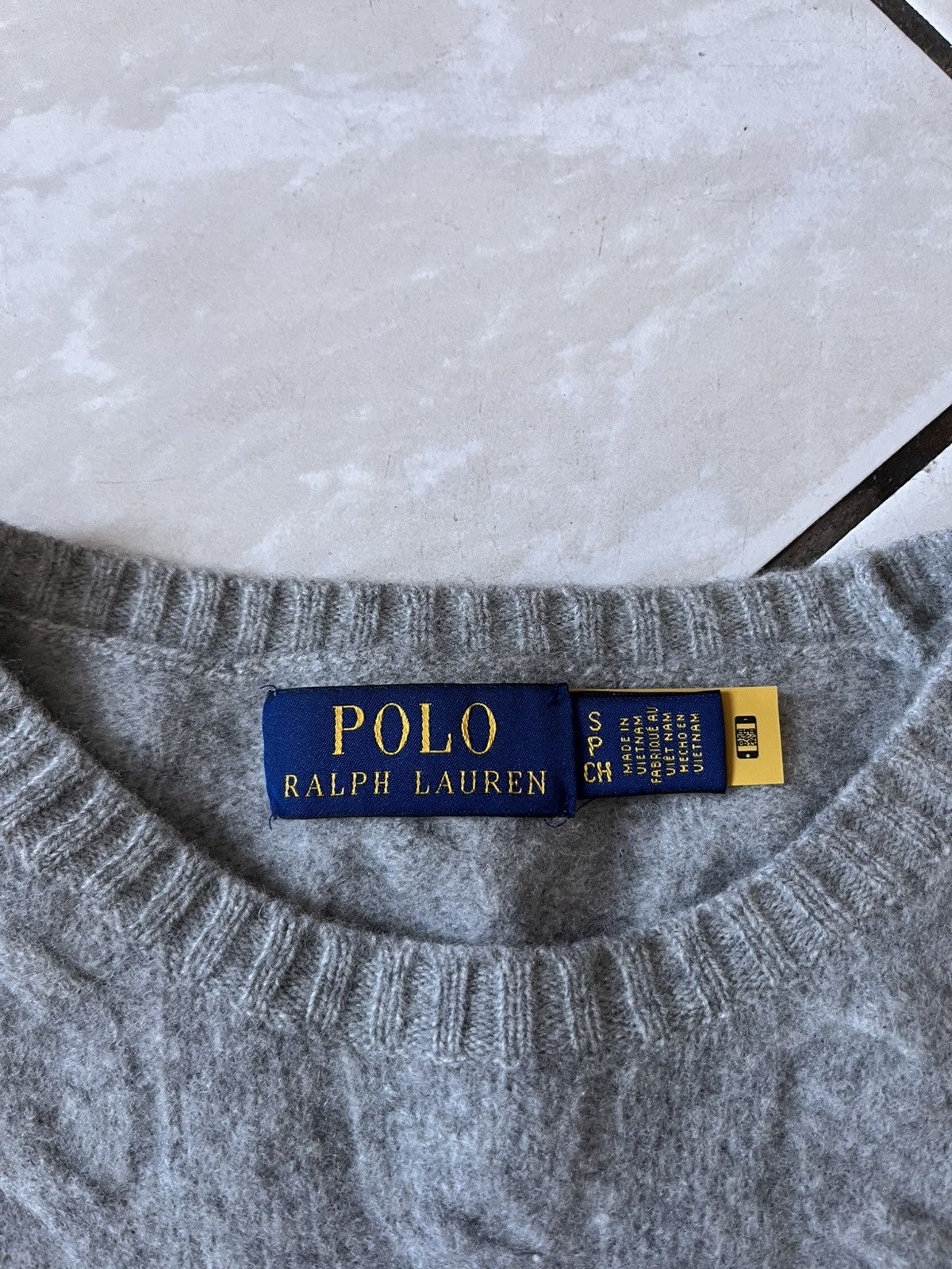 Polo Ralph Lauren Polo Ralph Lauren Cable Knitted Wool Sweater Luxury Pony Size US S / EU 44-46 / 1 - 3 Thumbnail