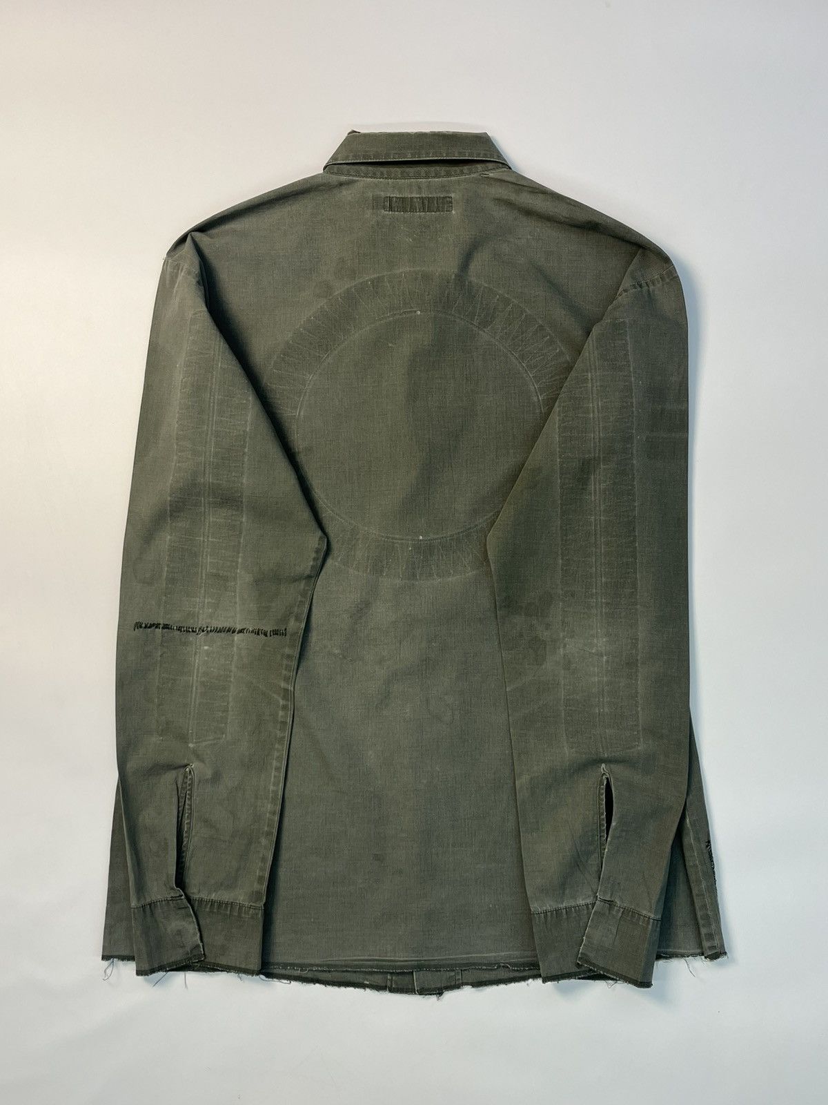 Undercover Undercover SS03 “SCAB” GIZ Motif Washed Shirt Size US M / EU 48-50 / 2 - 5 Thumbnail