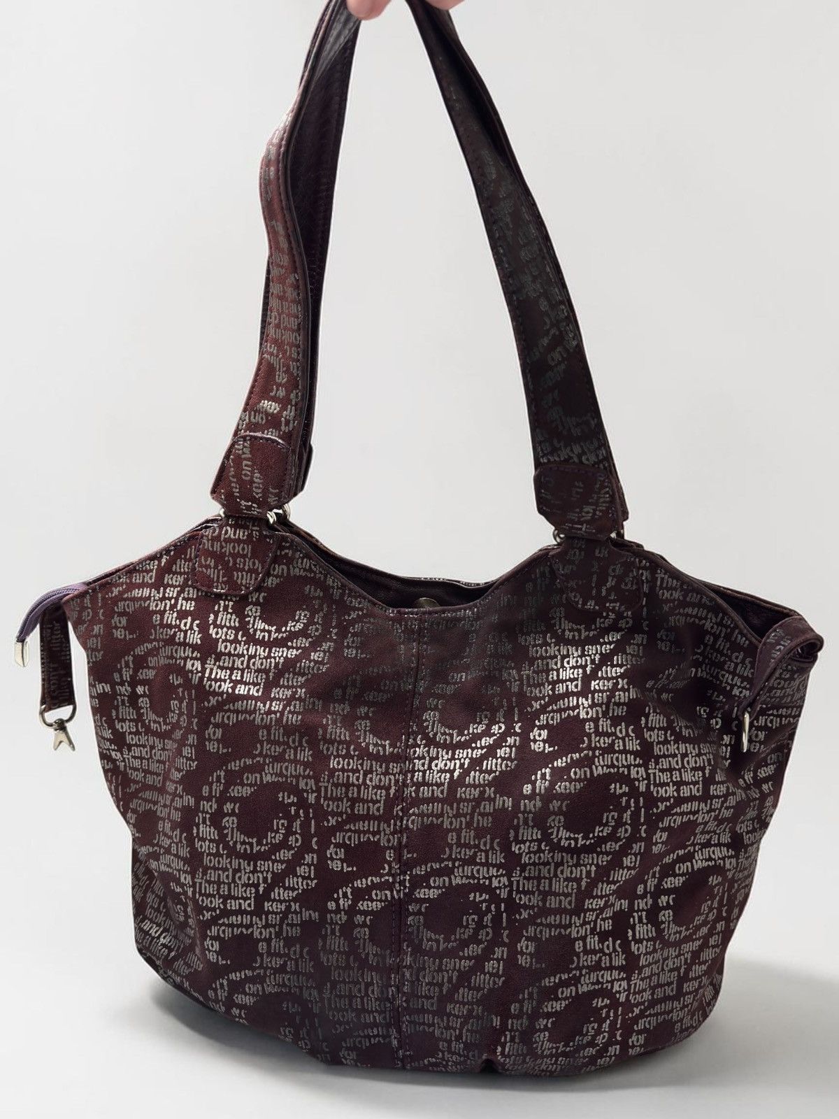 Vintage Vintage avant garde archive burgundy bag y2k if6was9 lgb sk8 Size ONE SIZE - 1 Thumbnail