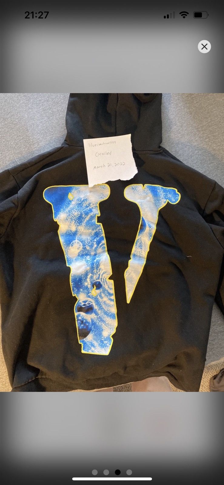 Vlone Vlone Juicewrld Hoodie Size US L / EU 52-54 / 3 - 8 Thumbnail