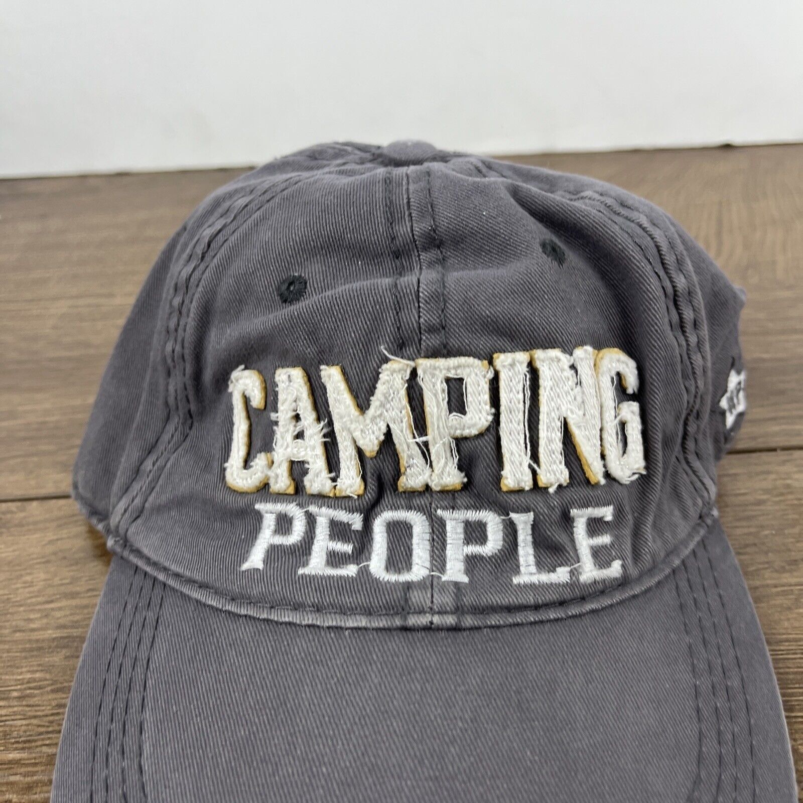 Other Camping People Hat Caming Hat Gray Hat Adjustable Gray Adult Size ONE SIZE - 8 Thumbnail