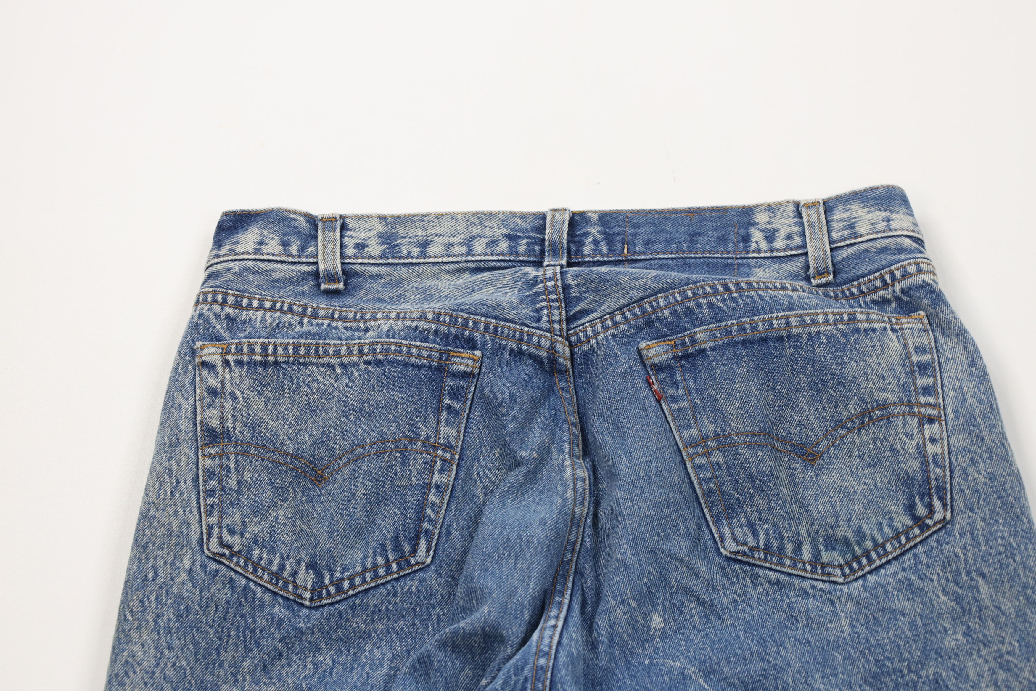 Levi's Vintage 80s Levis 501xx Wash Straight Leg Jeans Blue USA Size US 32 / EU 48 - 11 Thumbnail