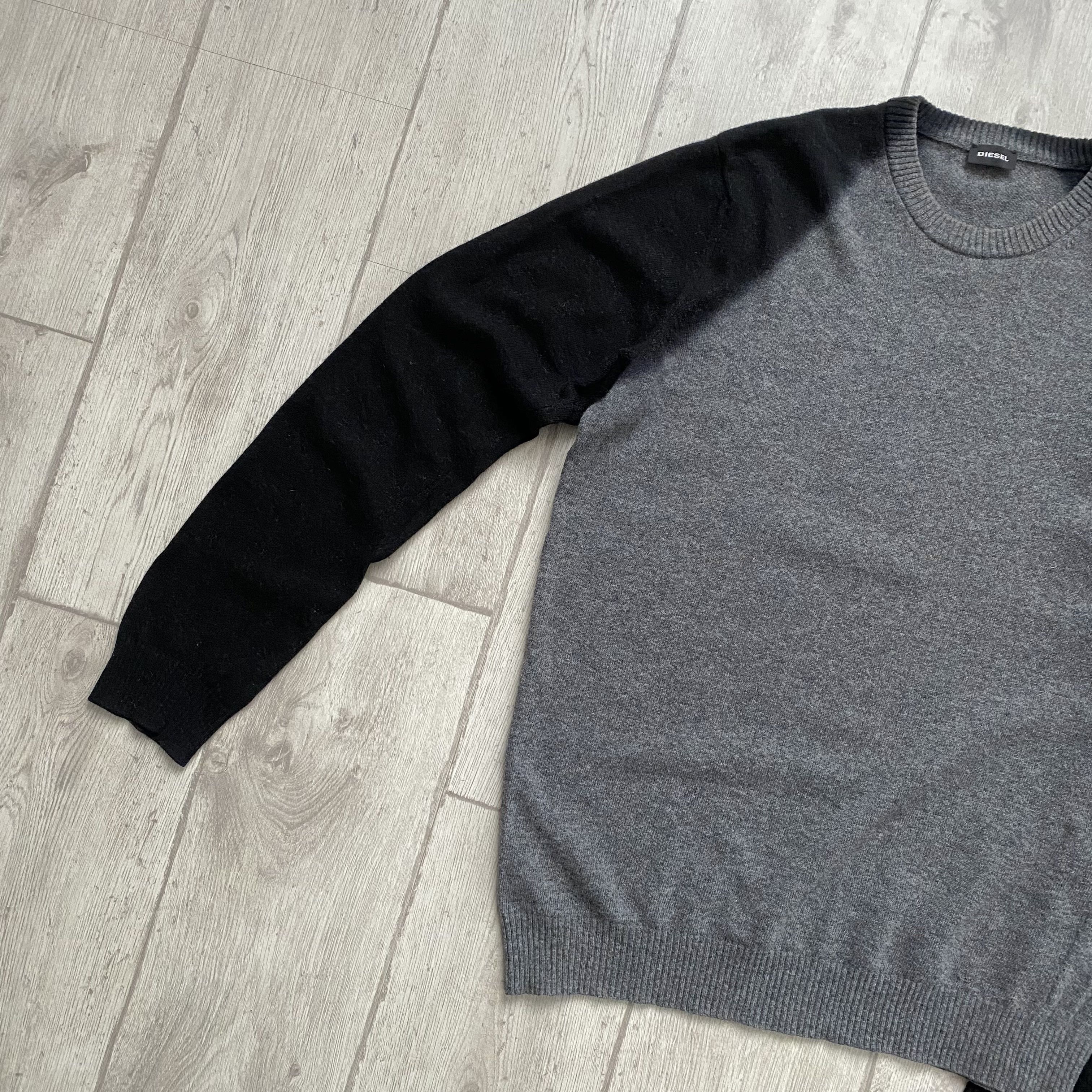Diesel 🔥 Vintage 00s Diesel Wool knit Sweater Avantgarde Pullover Size US XL / EU 56 / 4 - 4 Thumbnail