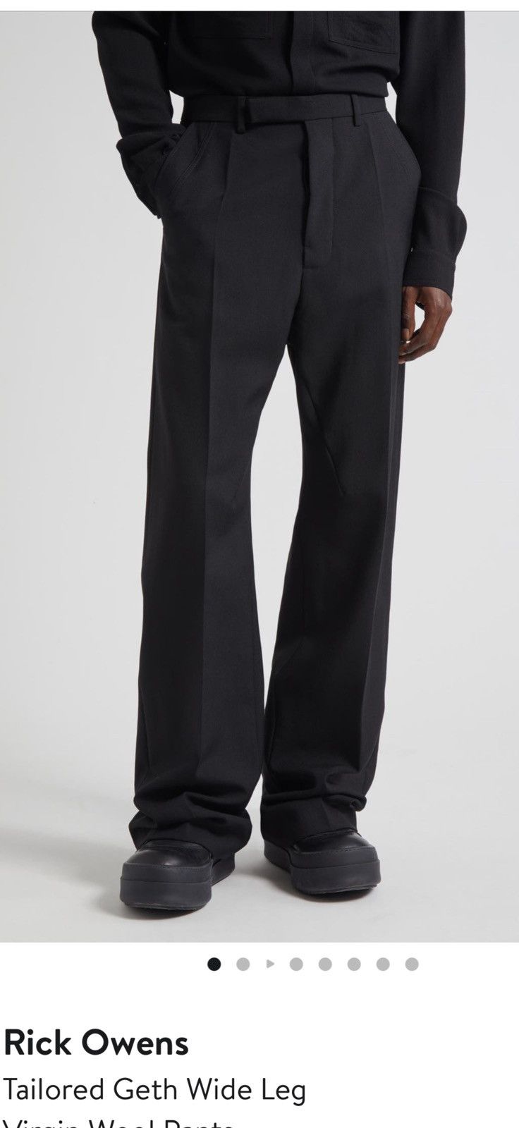 Rick Owens Rick Owens 2025 wide leg pants. 52/36/XL.$1600 Size US 36 / EU 52 - 1 Thumbnail