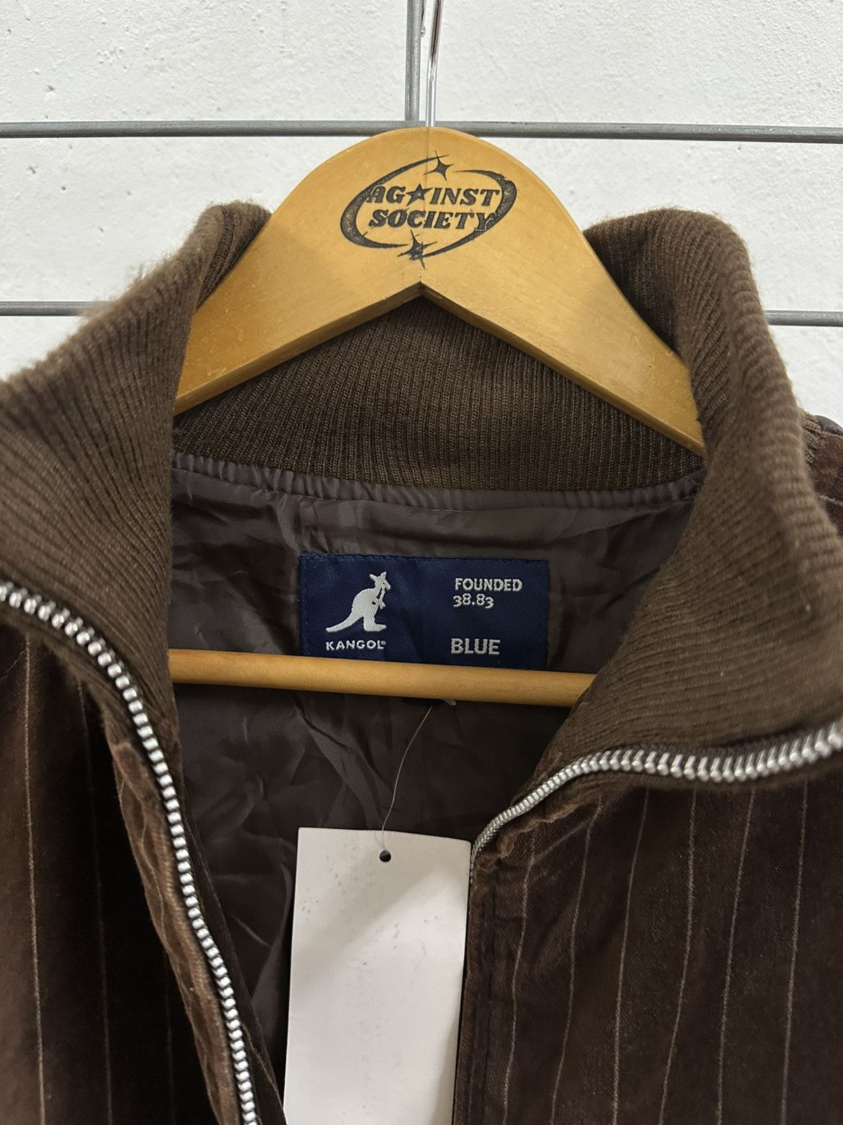 Beauty Beast × Kangol × Vintage Rare And Beautiful Kangol Velvet Zipper Jacket Y2K Style Size US M / EU 48-50 / 2 - 7 Thumbnail