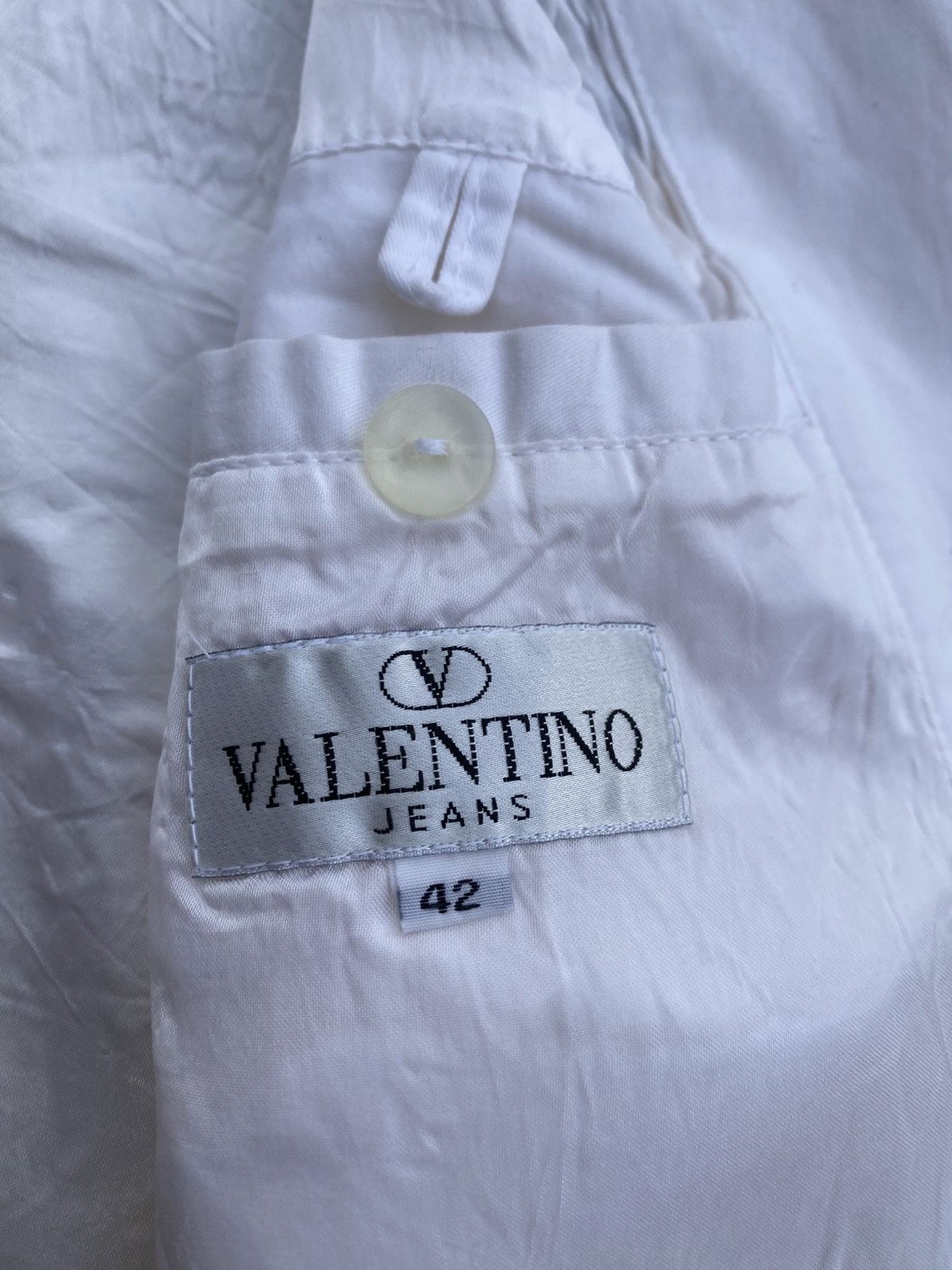 Valentino Rare Vintage Valentino Jeans Big Logo Cotton Jacket Size US M / EU 48-50 / 2 - 19 Thumbnail