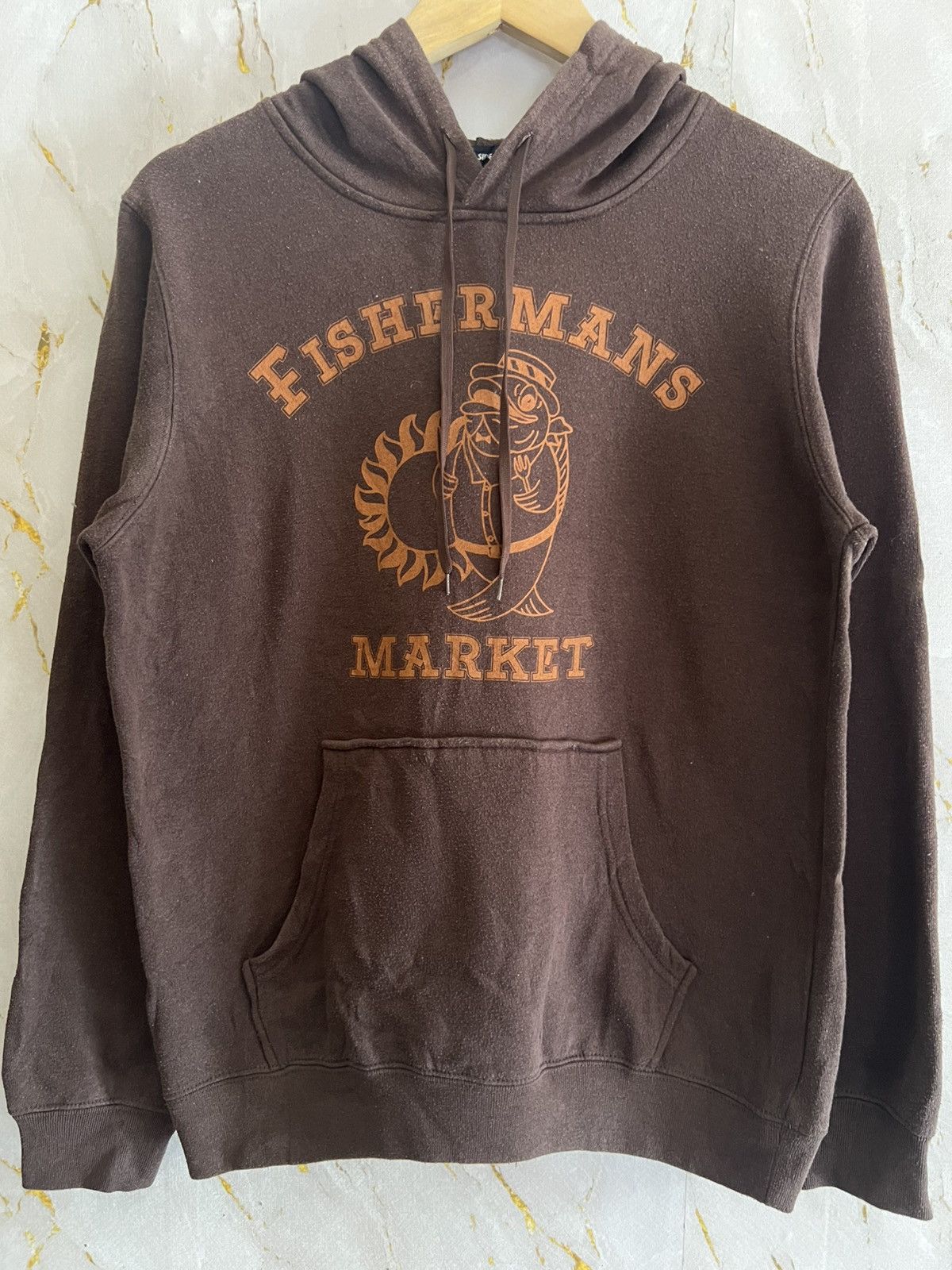 Japanese Brand FISHERMANS MARKET HOODIE Size US M / EU 48-50 / 2 - 1 Thumbnail