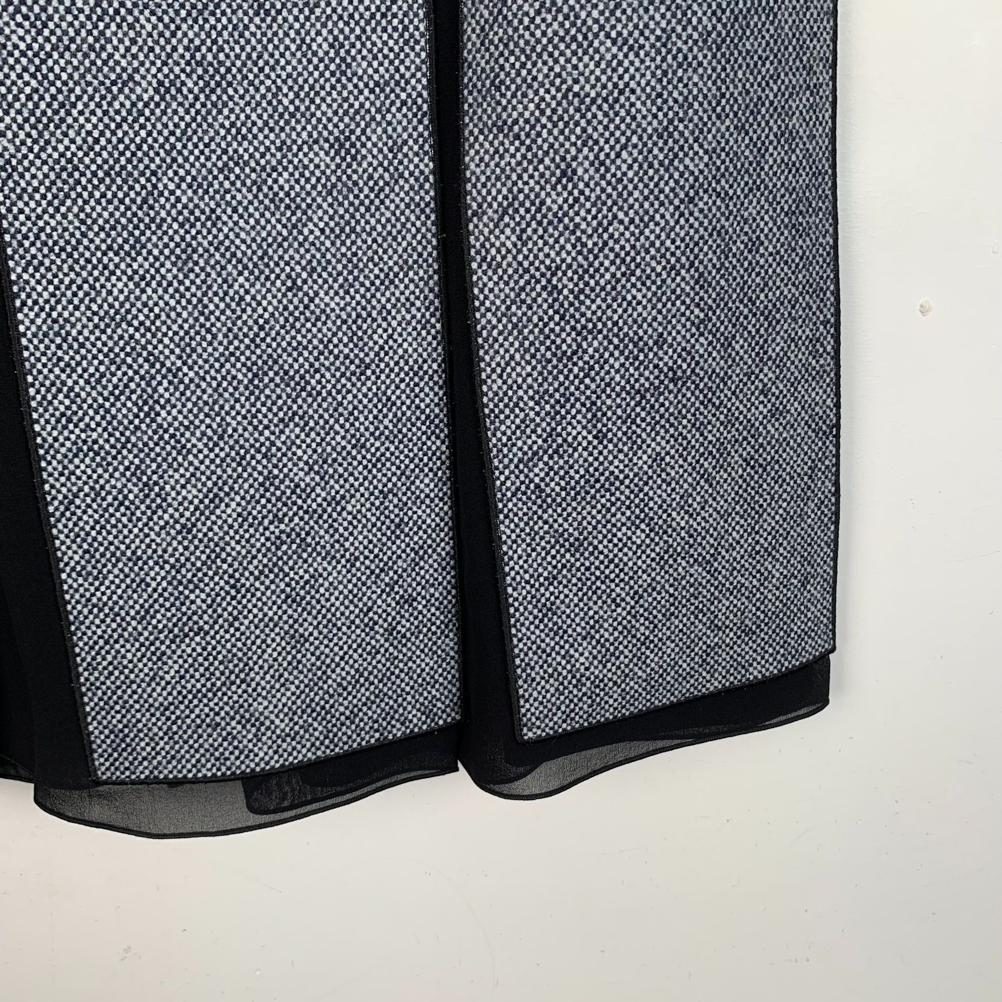 Dior Christian Dior Wool & Silk Pleated Midi Skirt Size 26" / US 2 / IT 38 - 4 Thumbnail