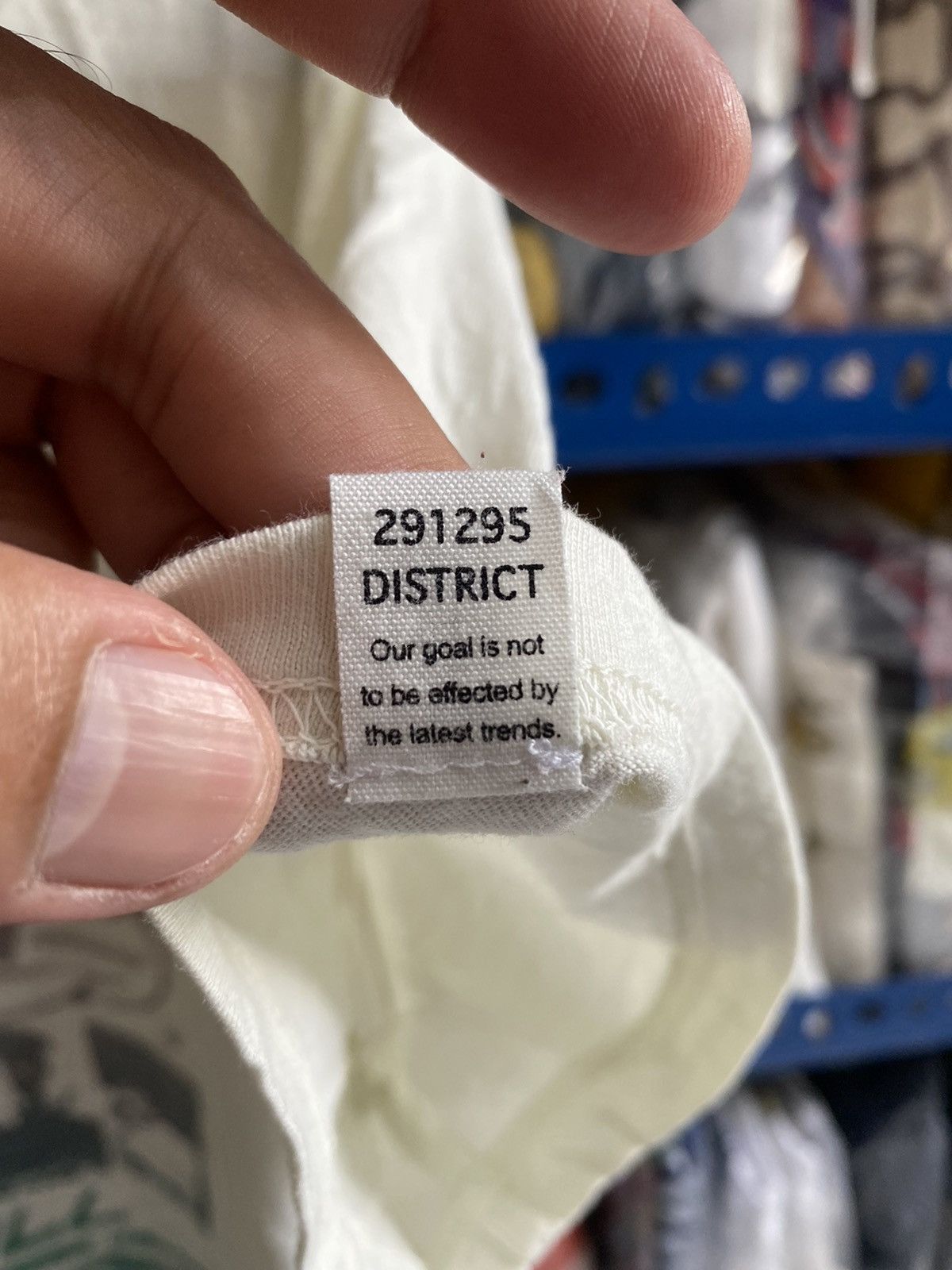 Japanese Brand 219295 DISTRICT TSHIRT Size US S / EU 44-46 / 1 - 6 Thumbnail