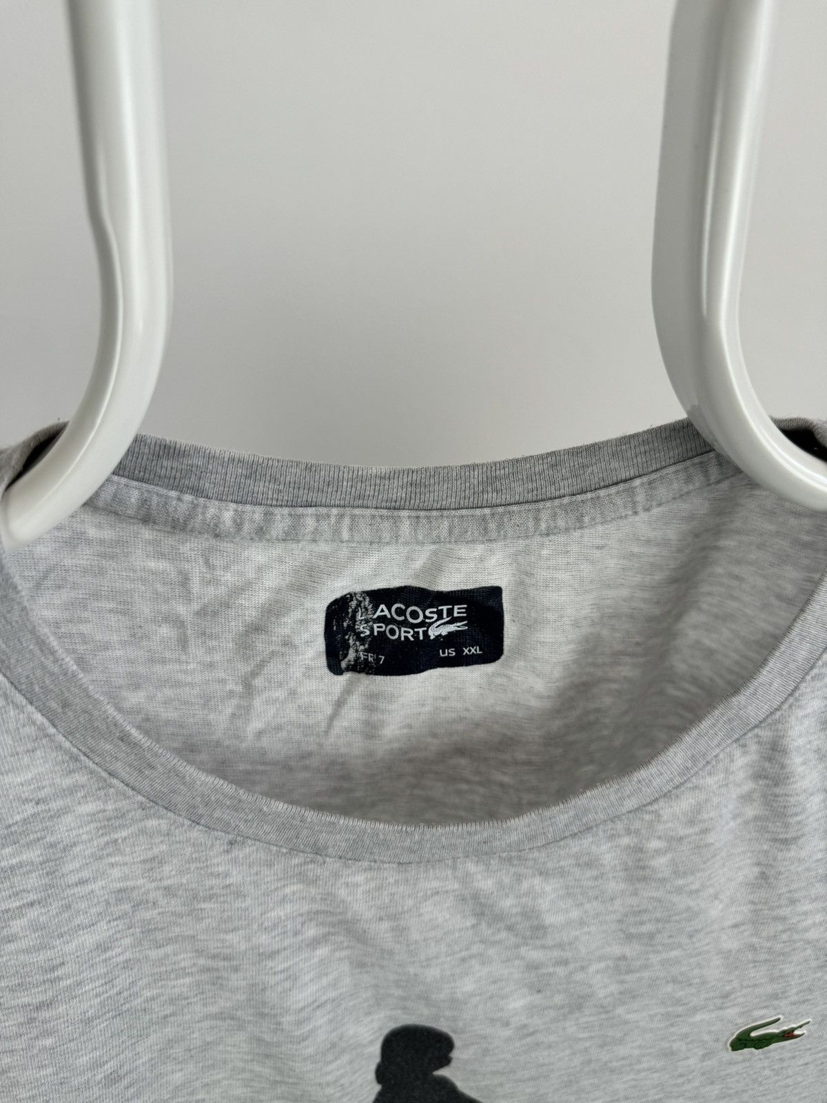 Lacoste Lacoste Novak Djokovic Big Logo Tee Size US XXL / EU 58 / 5 - 3 Thumbnail