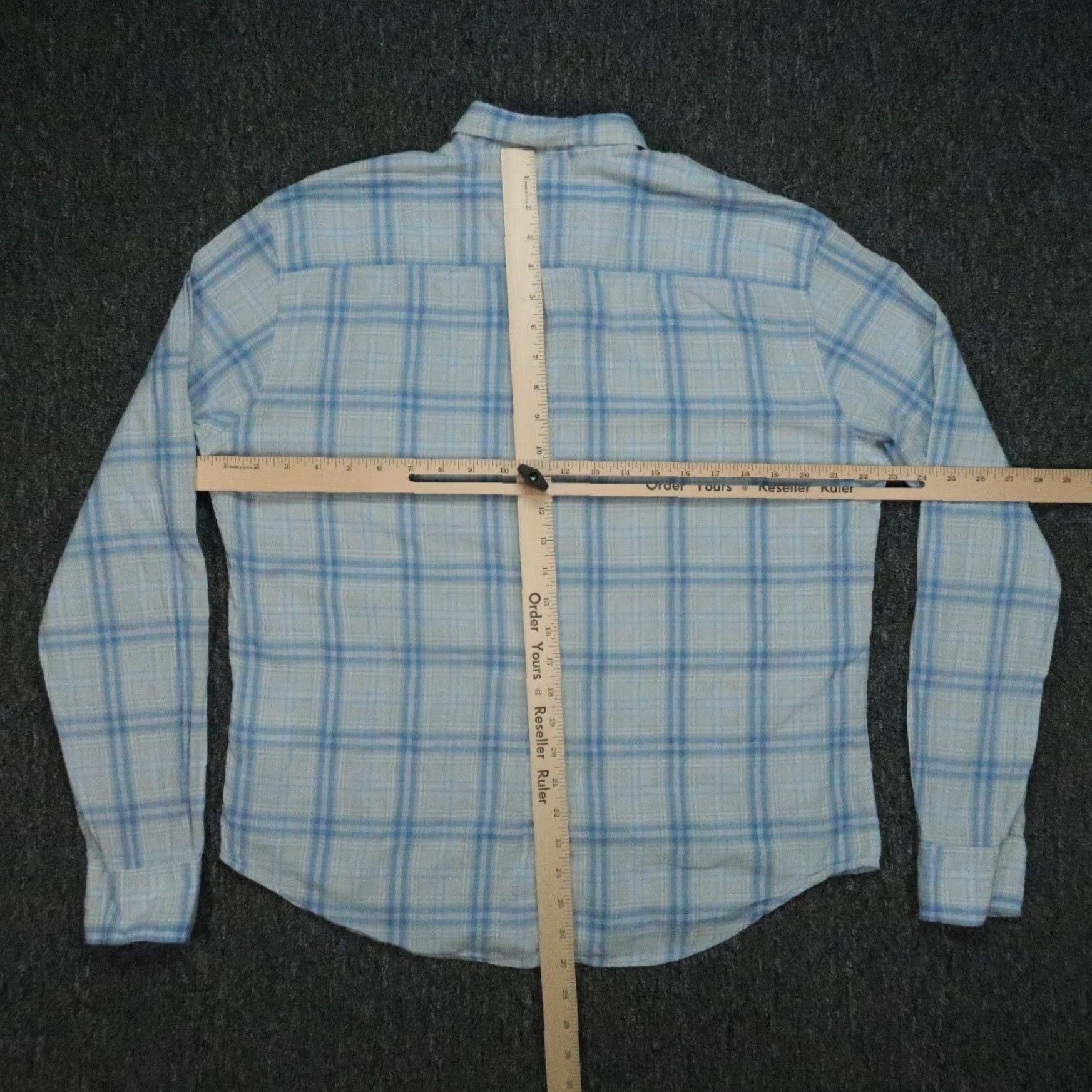 Frank & Eileen Frank & Eileen Blue Plaid Long Sleeve Button Up Shirt Mens Medium Size US M / EU 48-50 / 2 - 5 Thumbnail