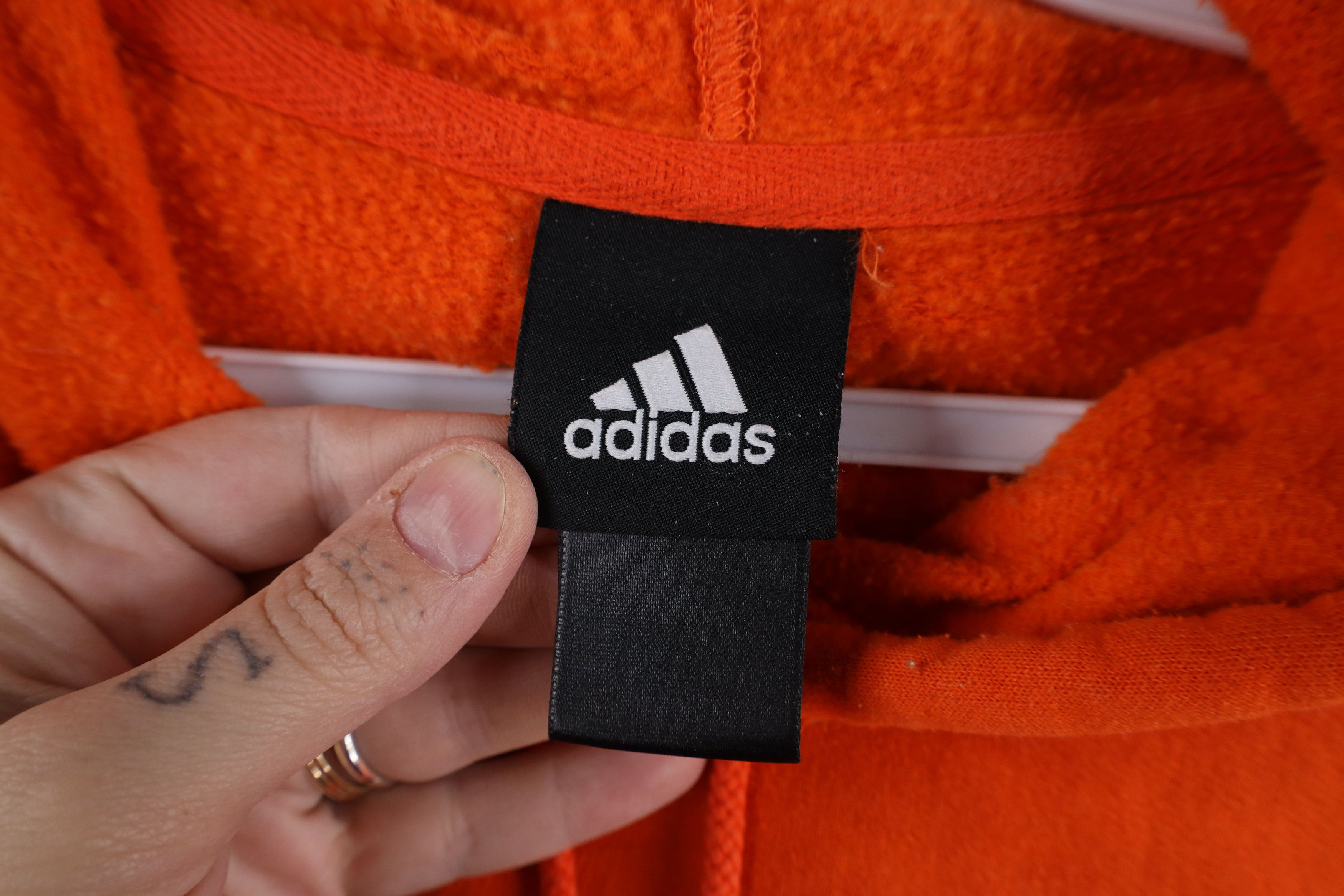 Adidas × Vintage Vintage Adidas Clemson University Football Hoodie Orange Size US M / EU 48-50 / 2 - 12 Thumbnail