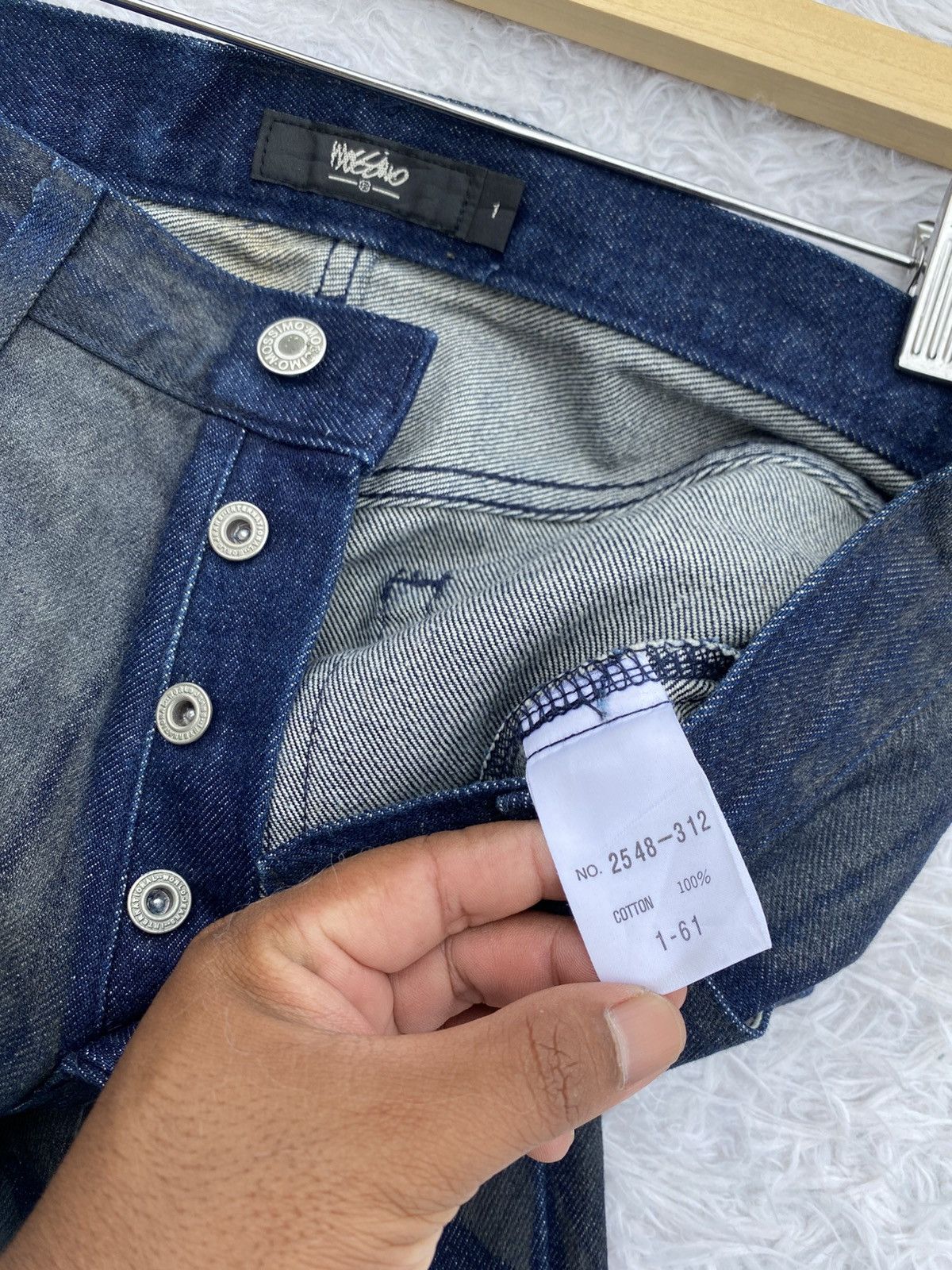 Mossimo MASSIMO Rare Design Pattern Blue Jeans/Denim Size US 28 / EU 44 - 16 Thumbnail