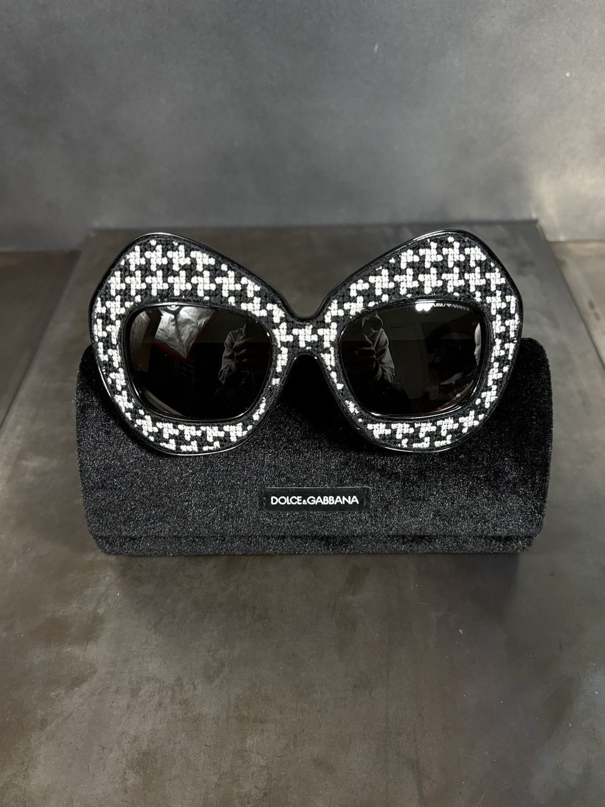 Dolce & Gabbana F/W 2016 Dolce & Gabbana Limited Sunglasses Houndstooth Pied Size ONE SIZE - 3 Thumbnail
