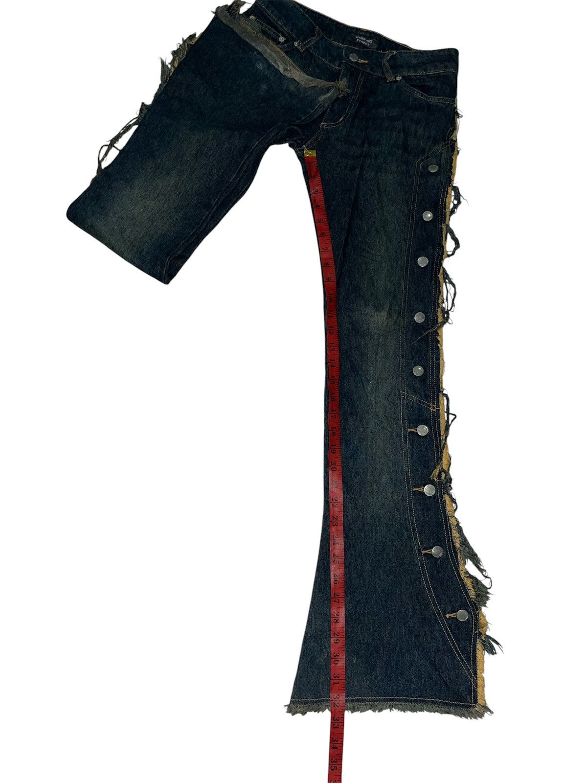 Seditionaries JOUERAUX ECHECS FLARE JEANS x JAPAN BRAND x VINTAGE Size US 33 - 10 Thumbnail