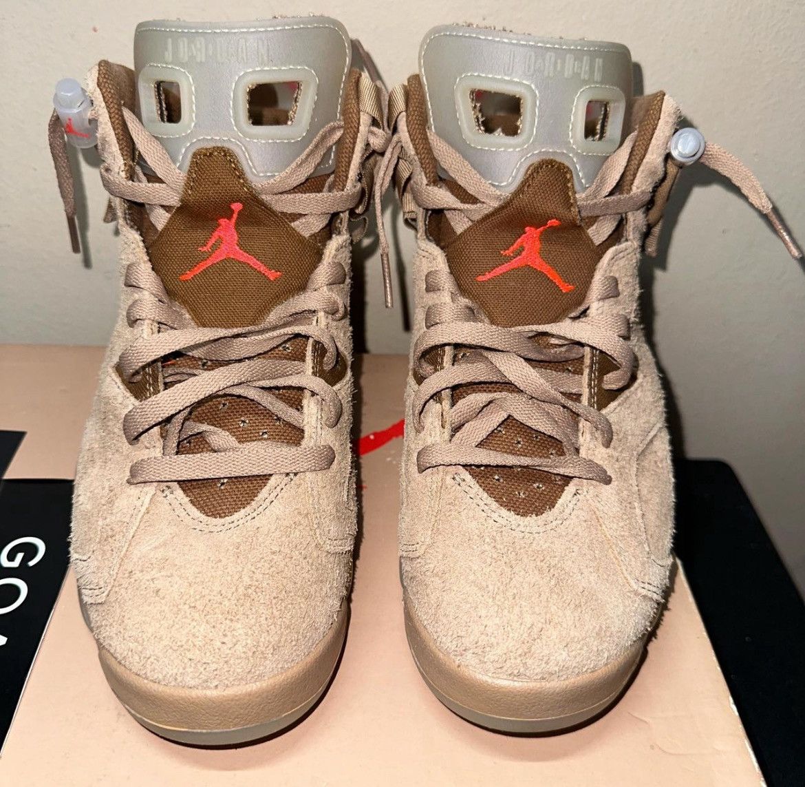 Jordan Brand × Travis Scott Travis Scott x Air Jordan 6 Retro 'British Khaki' Size US 7 / EU 40 - 1 Thumbnail