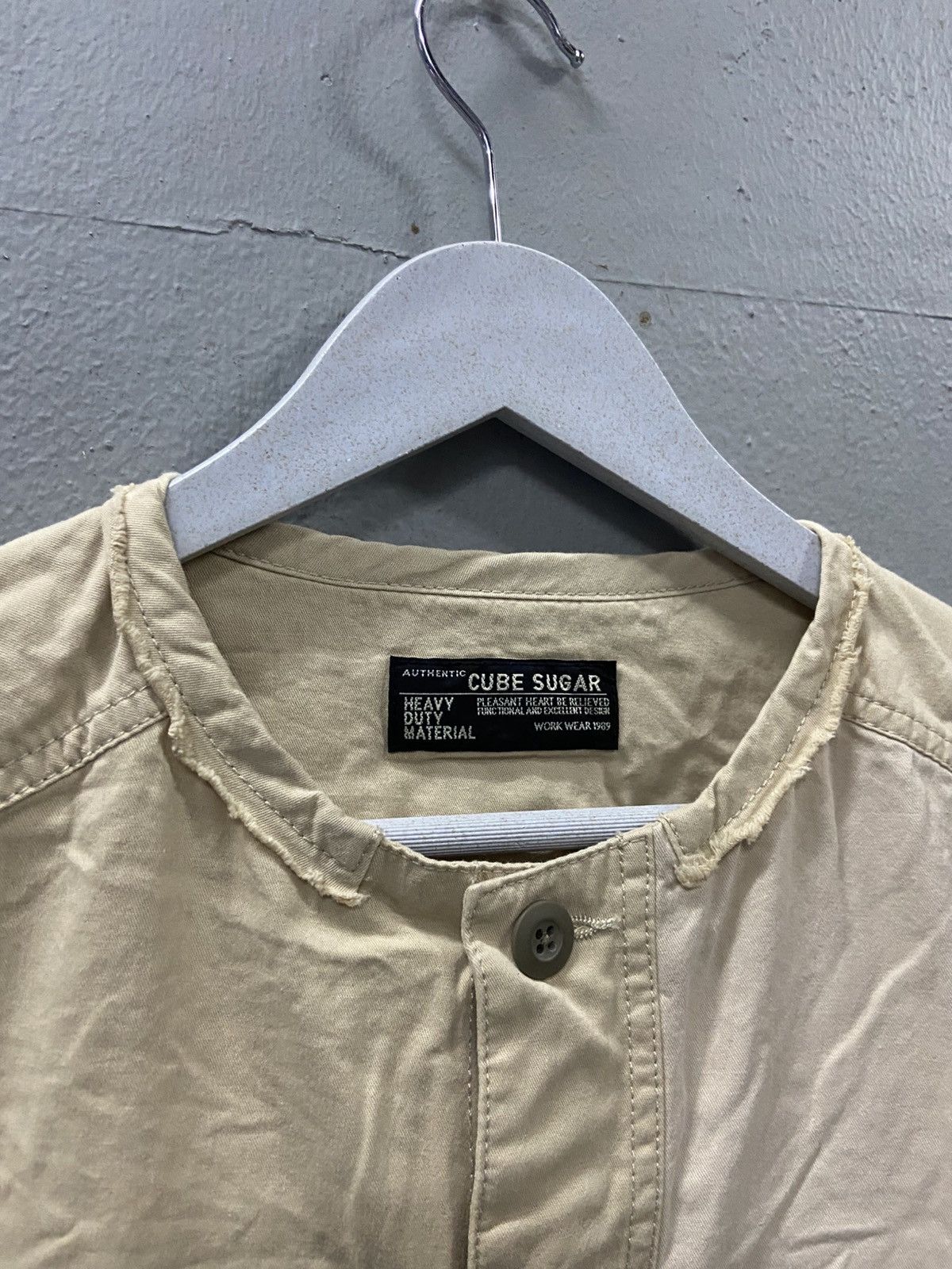 Japanese Brand CUBE SUGAR WORKWEAR PATCHWORK WORK JACKET Size US M / EU 48-50 / 2 - 2 Thumbnail