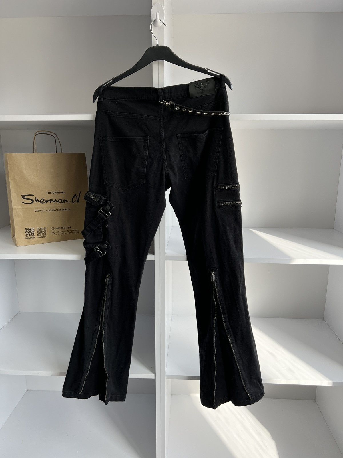 Japanese Brand × Vintage Vintage Y2k Black Japanese Style Pants Size US 32 / EU 48 - 11 Thumbnail