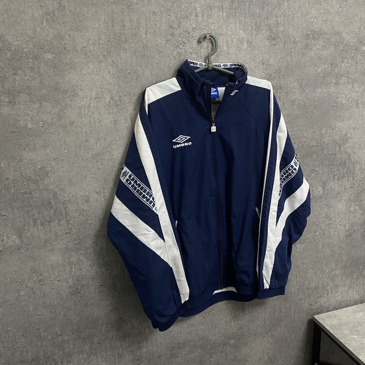 Umbro Vintage Umbro 90s Track Jacket Embroidered Logo Y2K Size US L / EU 52-54 / 3 - 3 Thumbnail