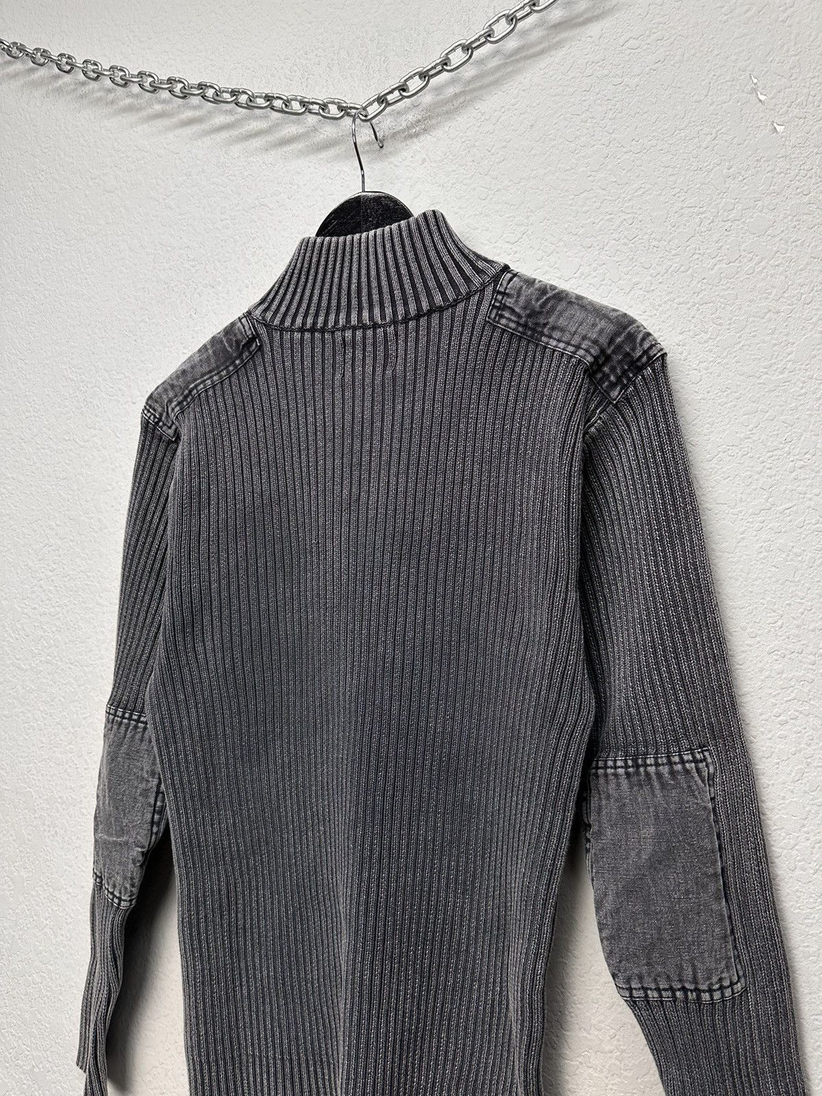 Diesel Distressed Y2K Diesel Style Japan Gothic Faded Sweater Goa Size US L / EU 52-54 / 3 - 9 Thumbnail