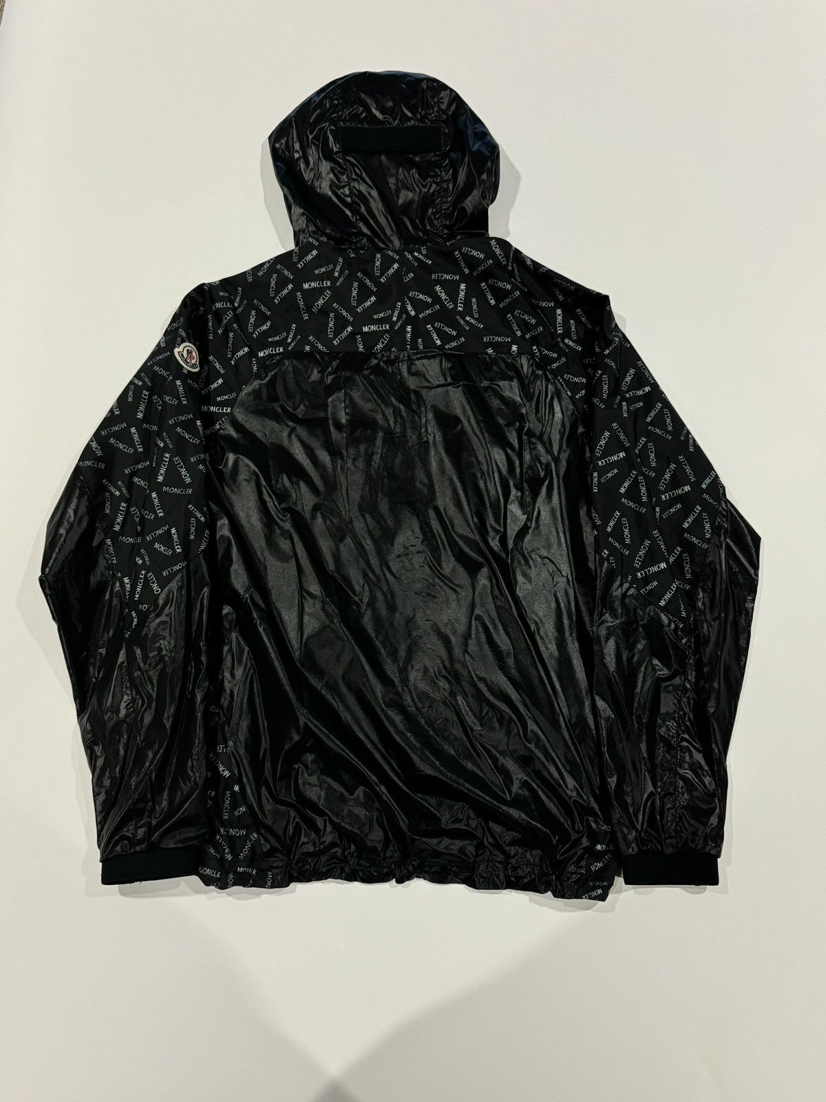 Moncler Moncler Gidayu Logo Print Nylon Jacket Size US L / EU 52-54 / 3 - 6 Thumbnail
