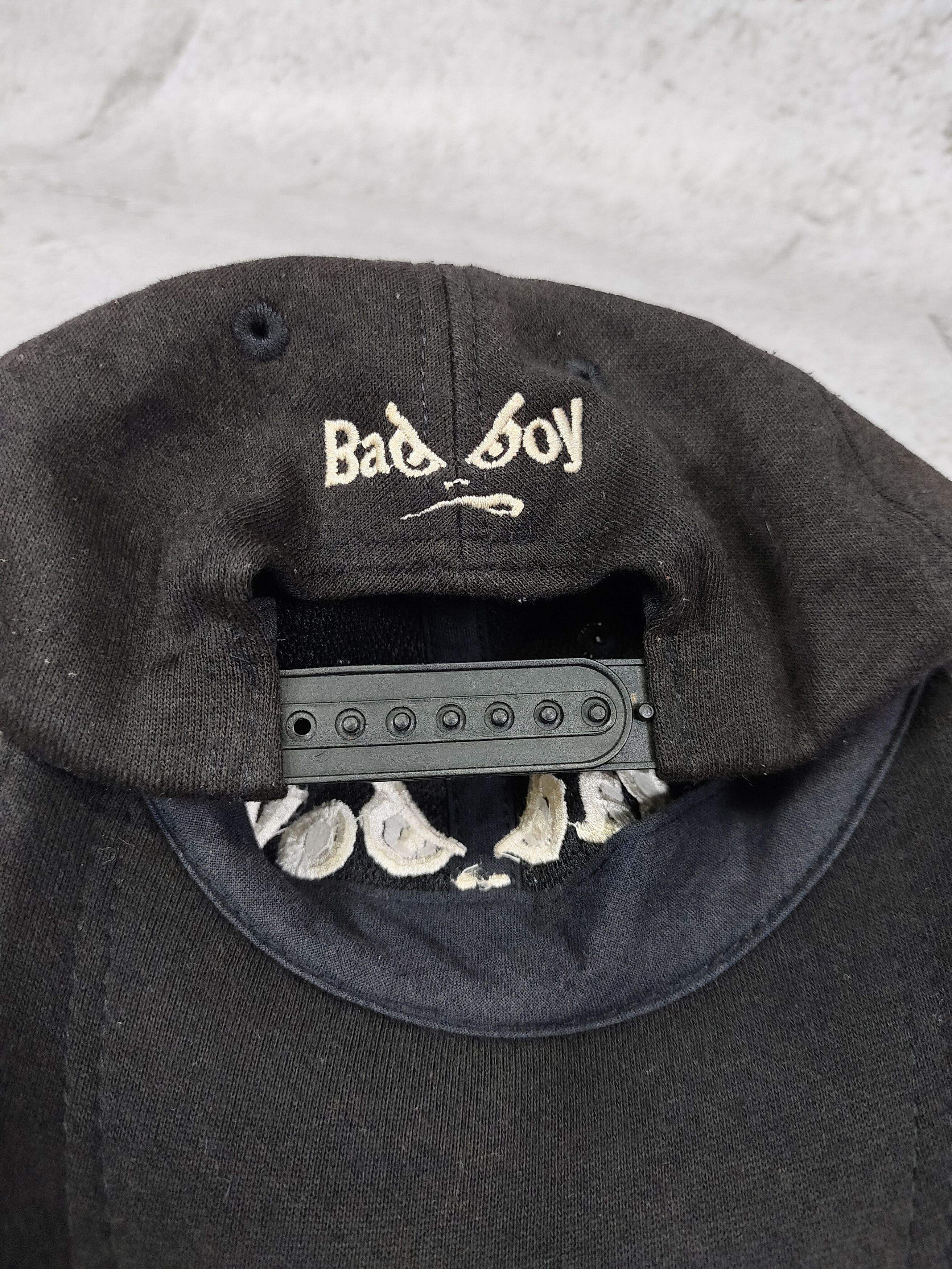 Vintage 90s Bad Boy-Y2K Streetwear Angry Eyes Embroidered Logo Cap Size ONE SIZE - 6 Thumbnail