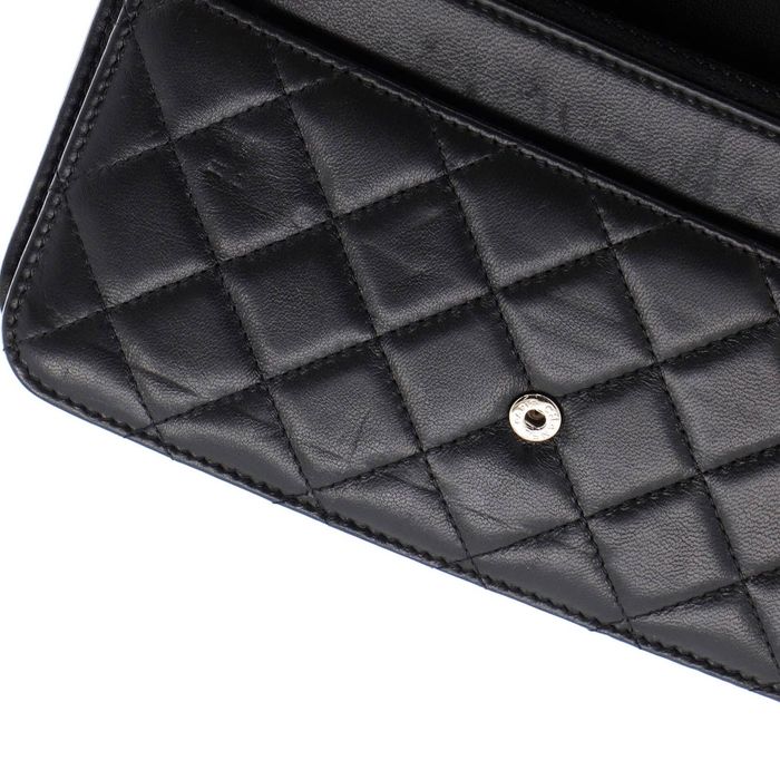 Chanel Boy Wallet on Chain Quilted Lambskin Grailed