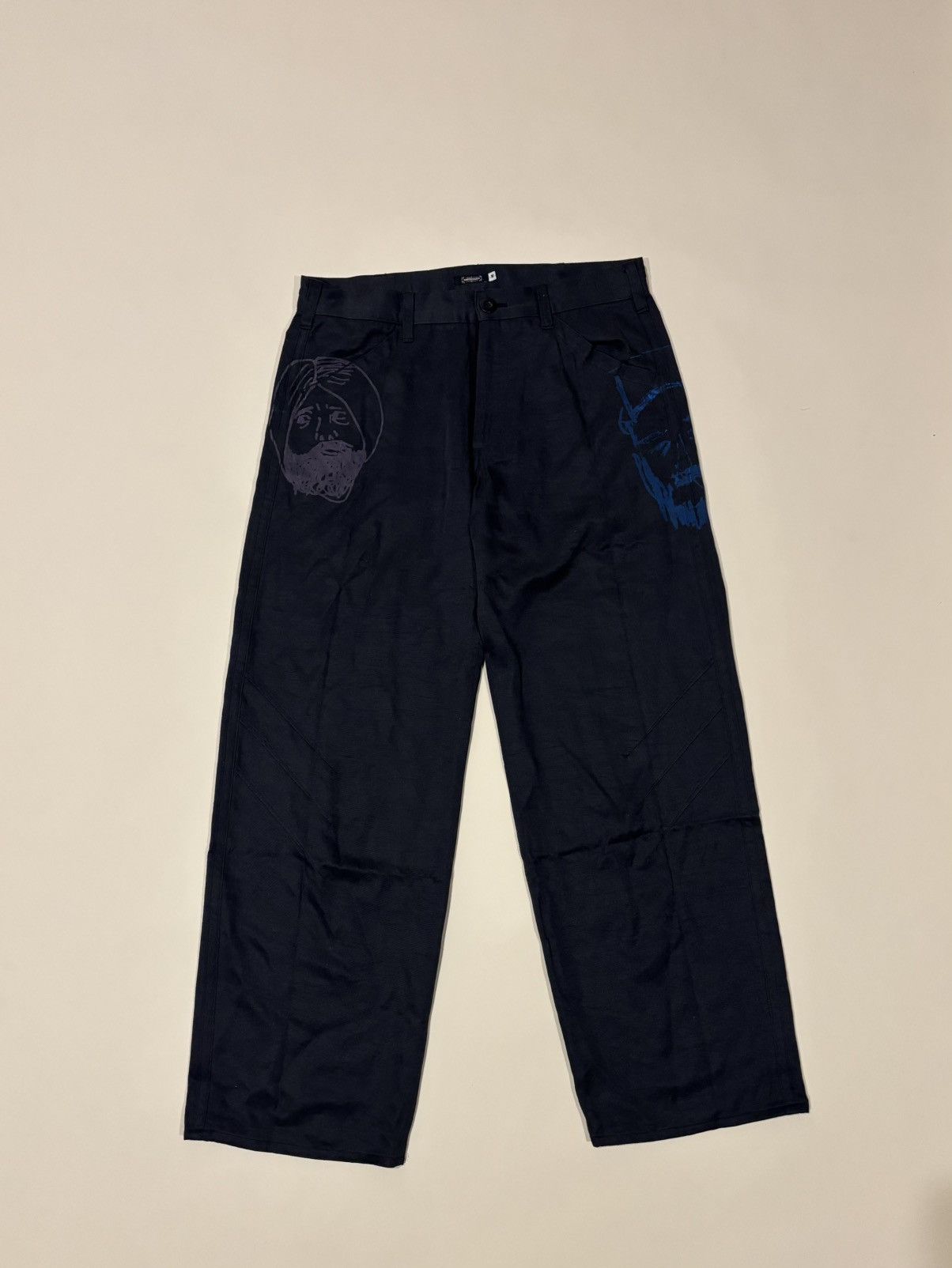 Undercover AW01 D.A.V.F Skull Pants | Grailed