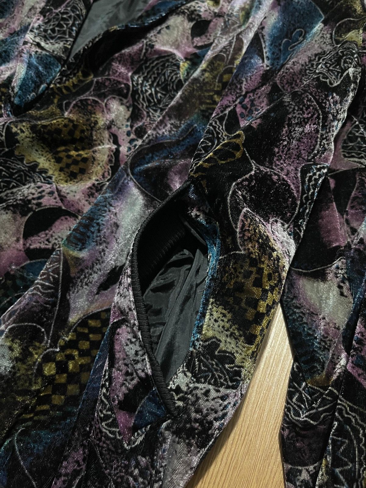 Japanese Brand × Le Grande Bleu (L.G.B.) vintage y2k Windy ziip bomber jacket velvet full print Size US XL / EU 56 / 4 - 3 Thumbnail
