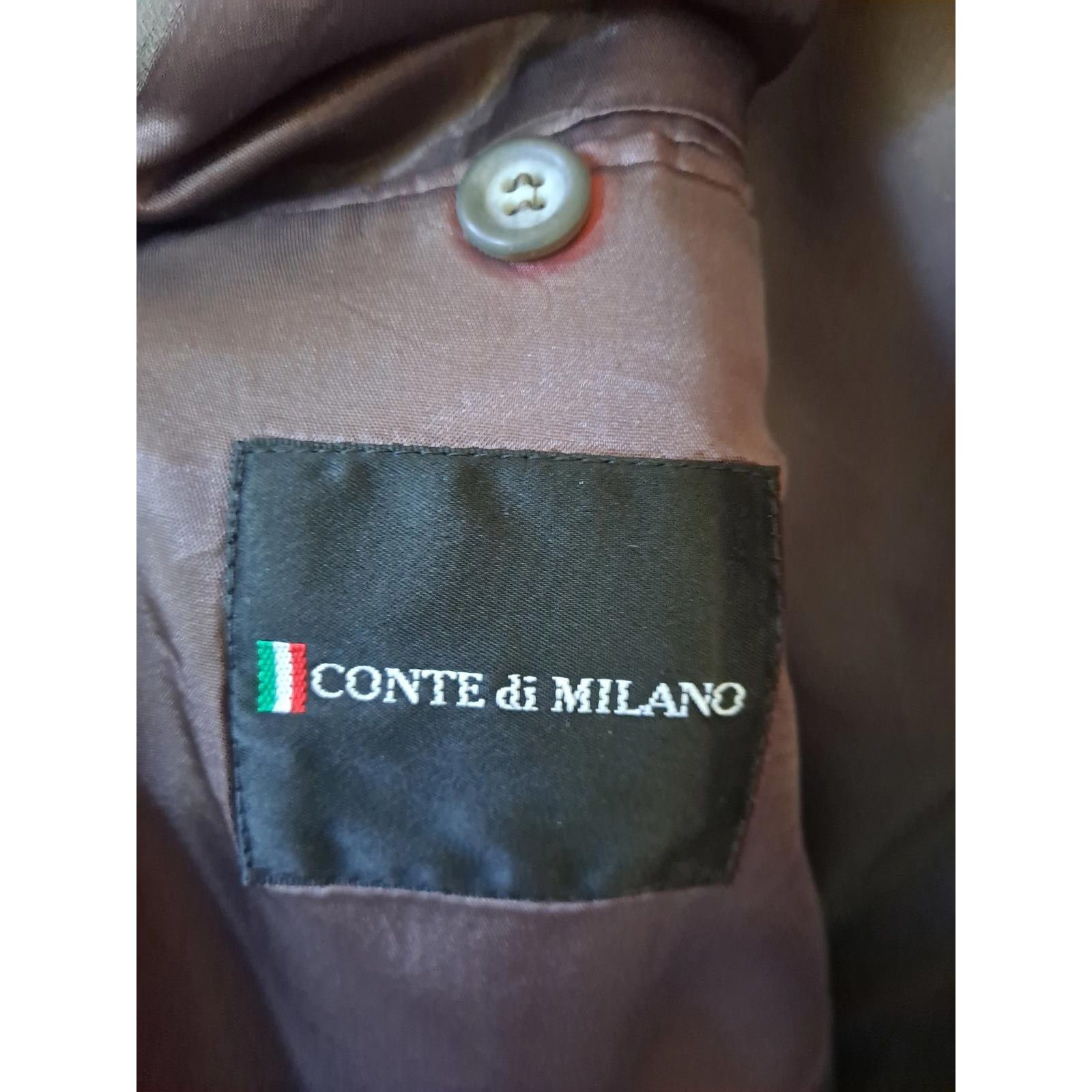 Other Canti di Milano Tan Blazer 100% Worsted Wool Size 42R - 7 Thumbnail
