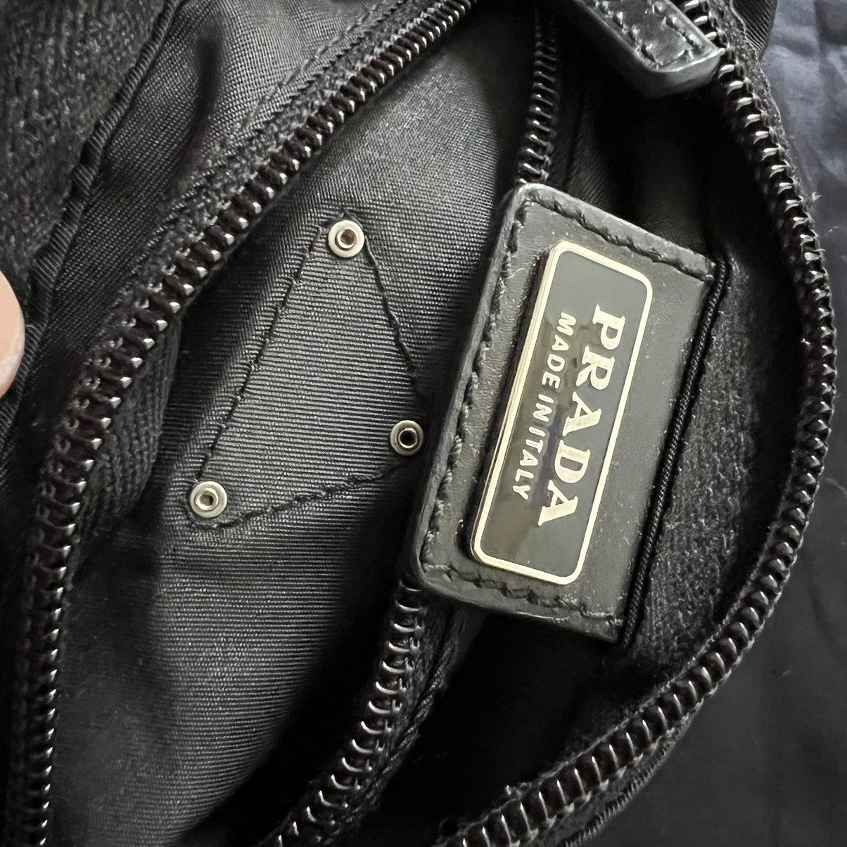Prada Prada Black Tessuto Nylon Clutch Size ONE SIZE - 9 Thumbnail