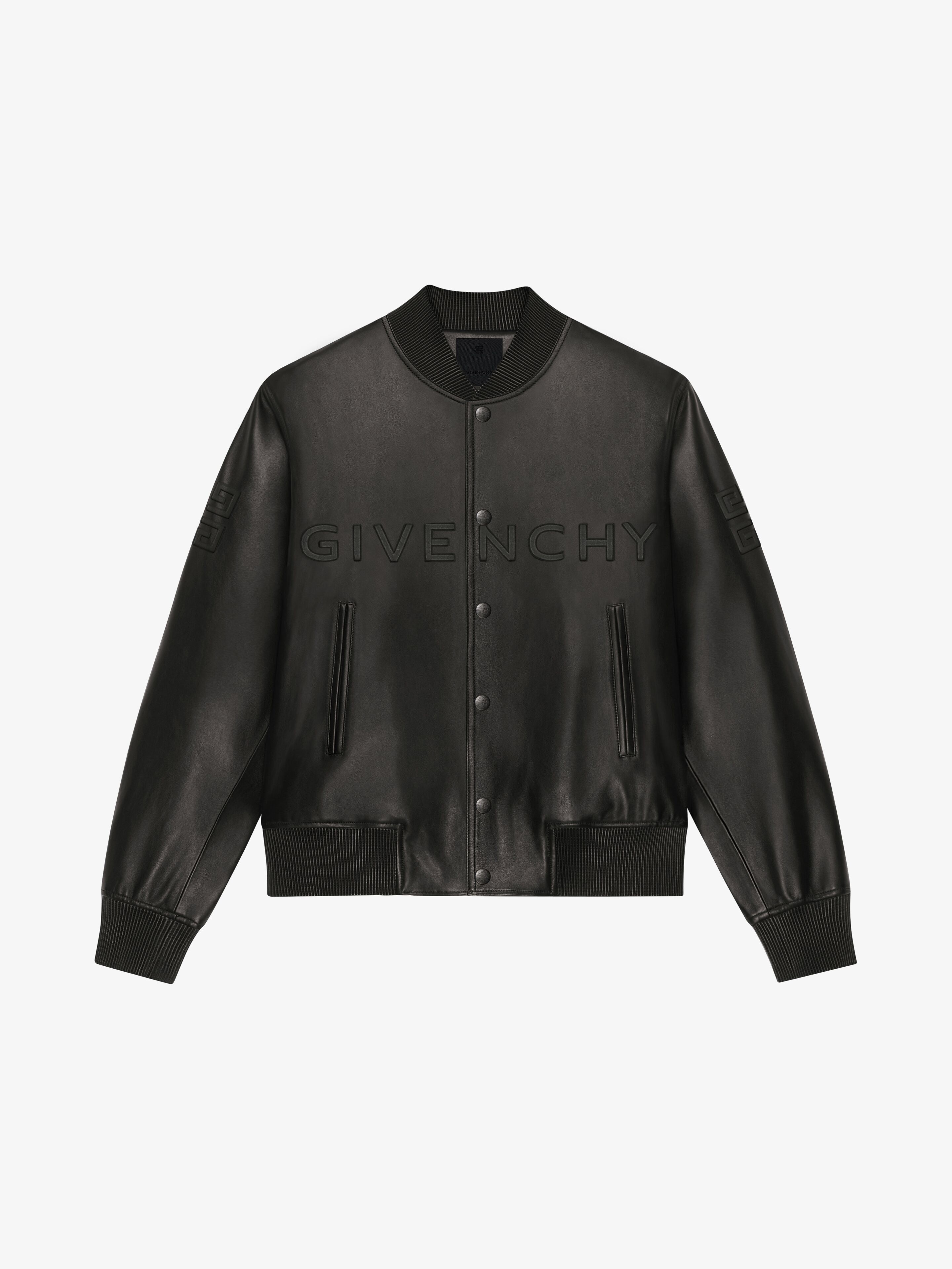 Givenchy o1w1db10325 Leather Varsity in Black Size US XS / EU 42 / 0 - 1 Thumbnail